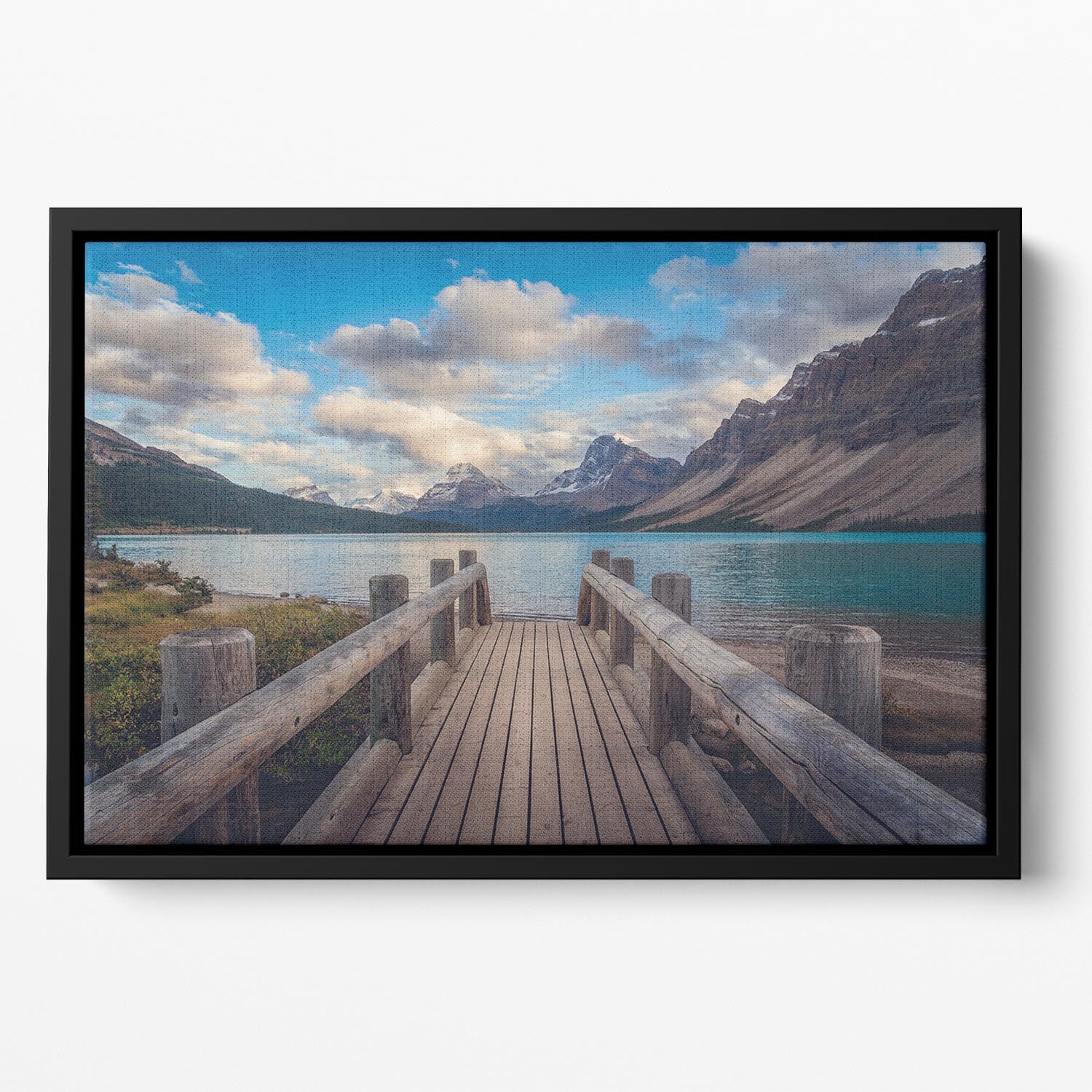 The Bridge Floating Framed Canvas - Canvas Art Rocks - 2