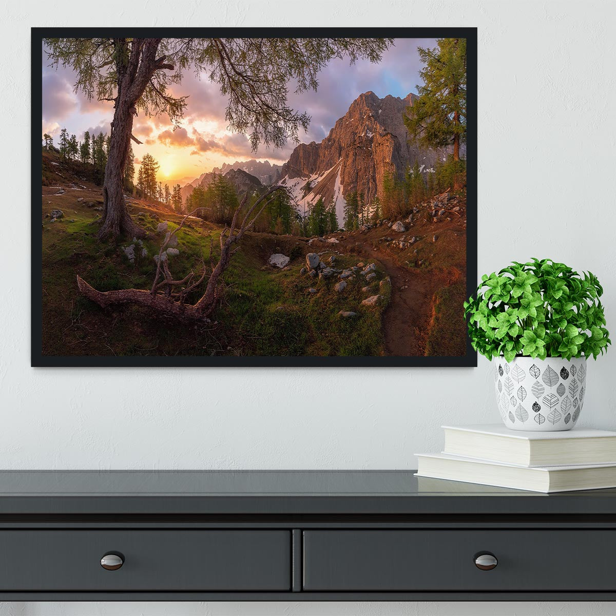 Magical Morning Framed Print - Canvas Art Rocks - 2