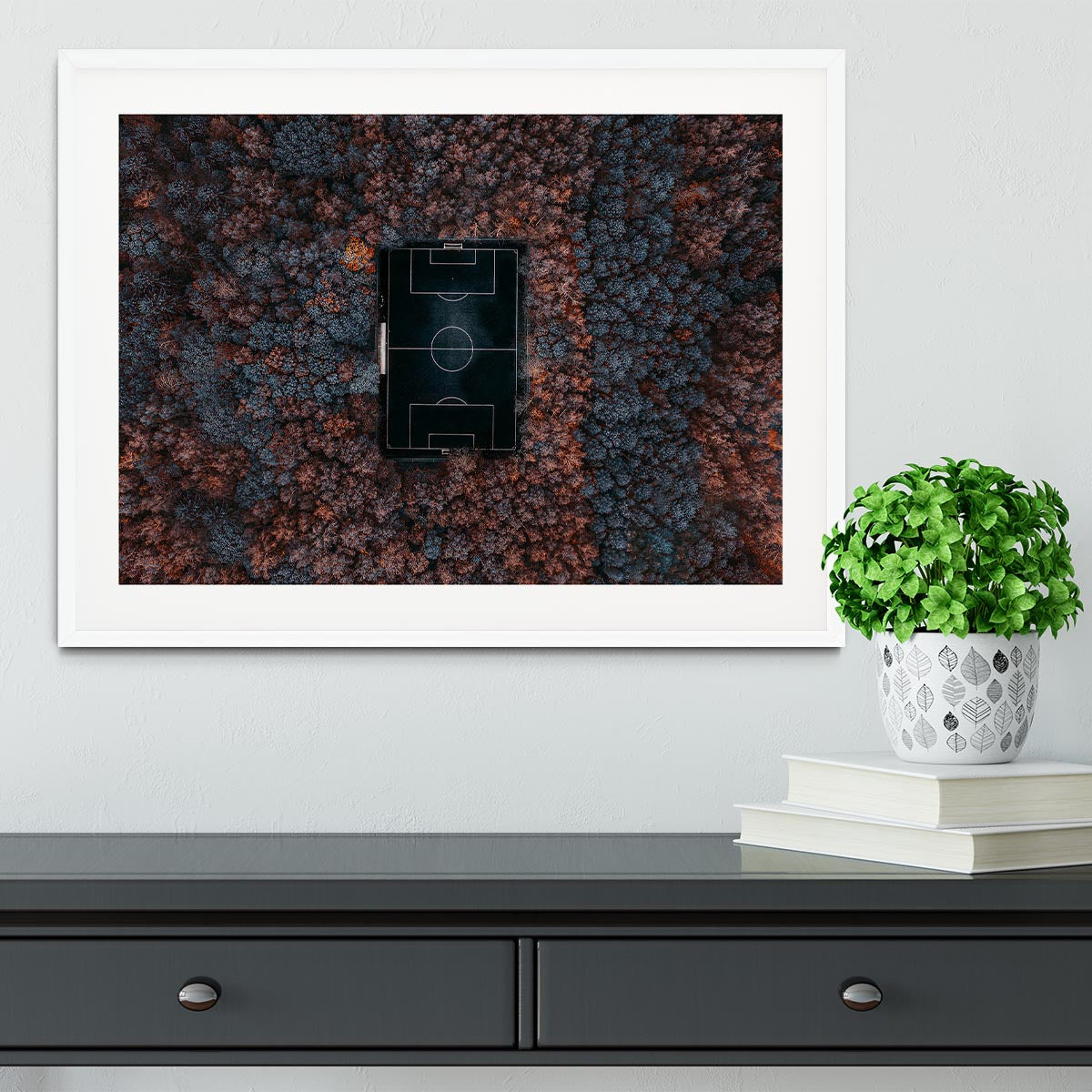 Playing In The Forest Framed Print - 1x - 5