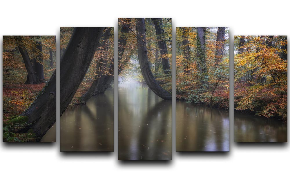 Enchanted Autumn 5 Split Panel Canvas - Canvas Art Rocks - 1