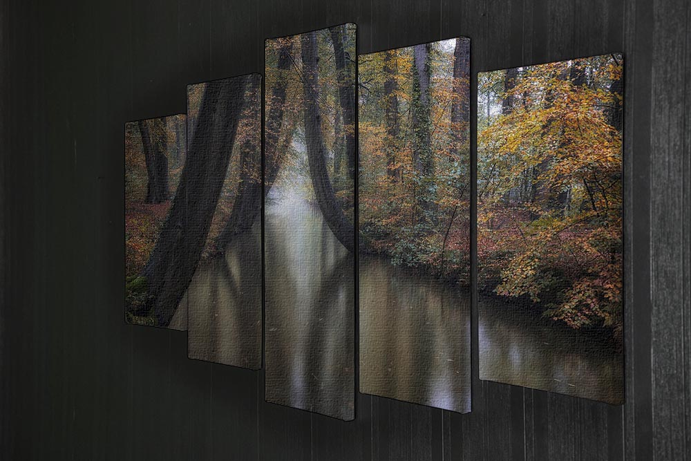 Enchanted Autumn 5 Split Panel Canvas - Canvas Art Rocks - 2