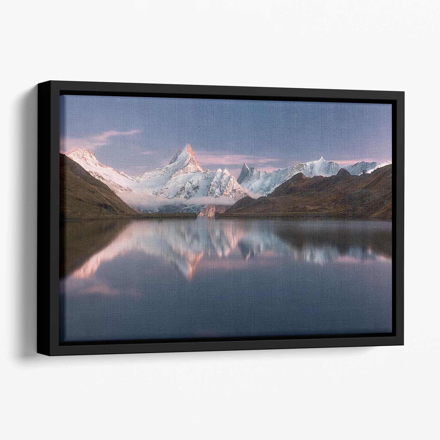 Lake Bahalpsee Floating Framed Canvas - Canvas Art Rocks - 1