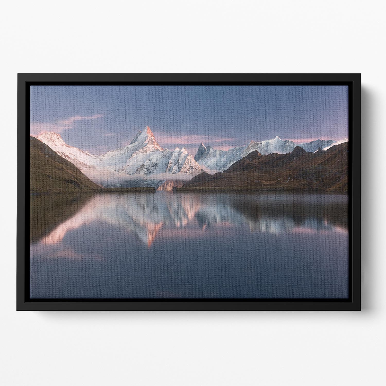 Lake Bahalpsee Floating Framed Canvas - Canvas Art Rocks - 2