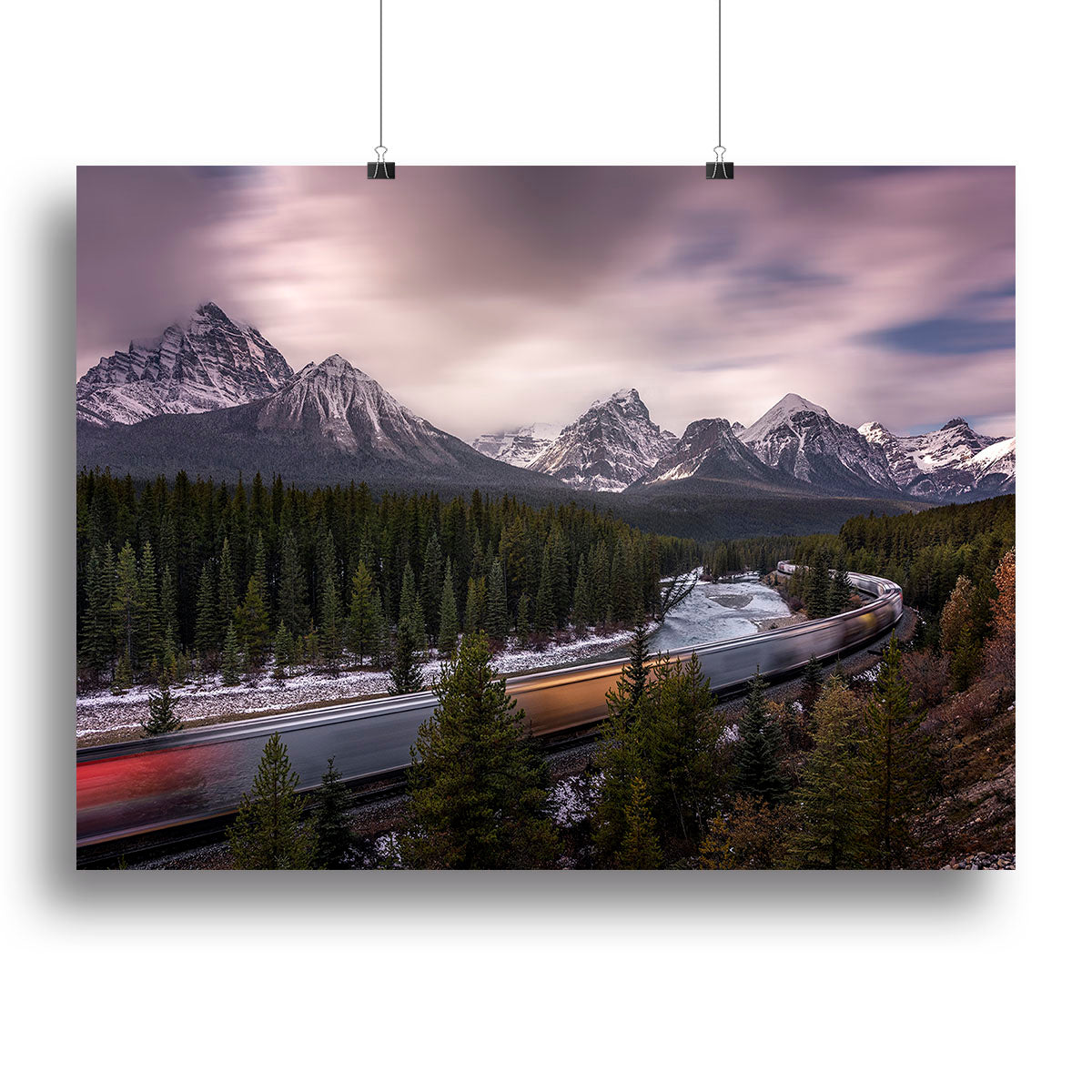 Last Train To Light Canvas Print or Poster - Canvas Art Rocks - 2
