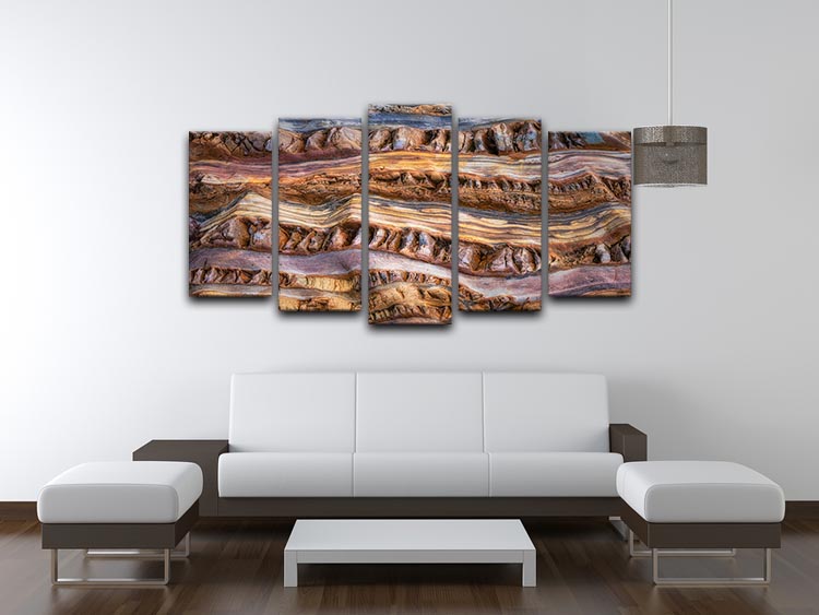 Abstractions In Nature 5 Split Panel Canvas - Canvas Art Rocks - 3