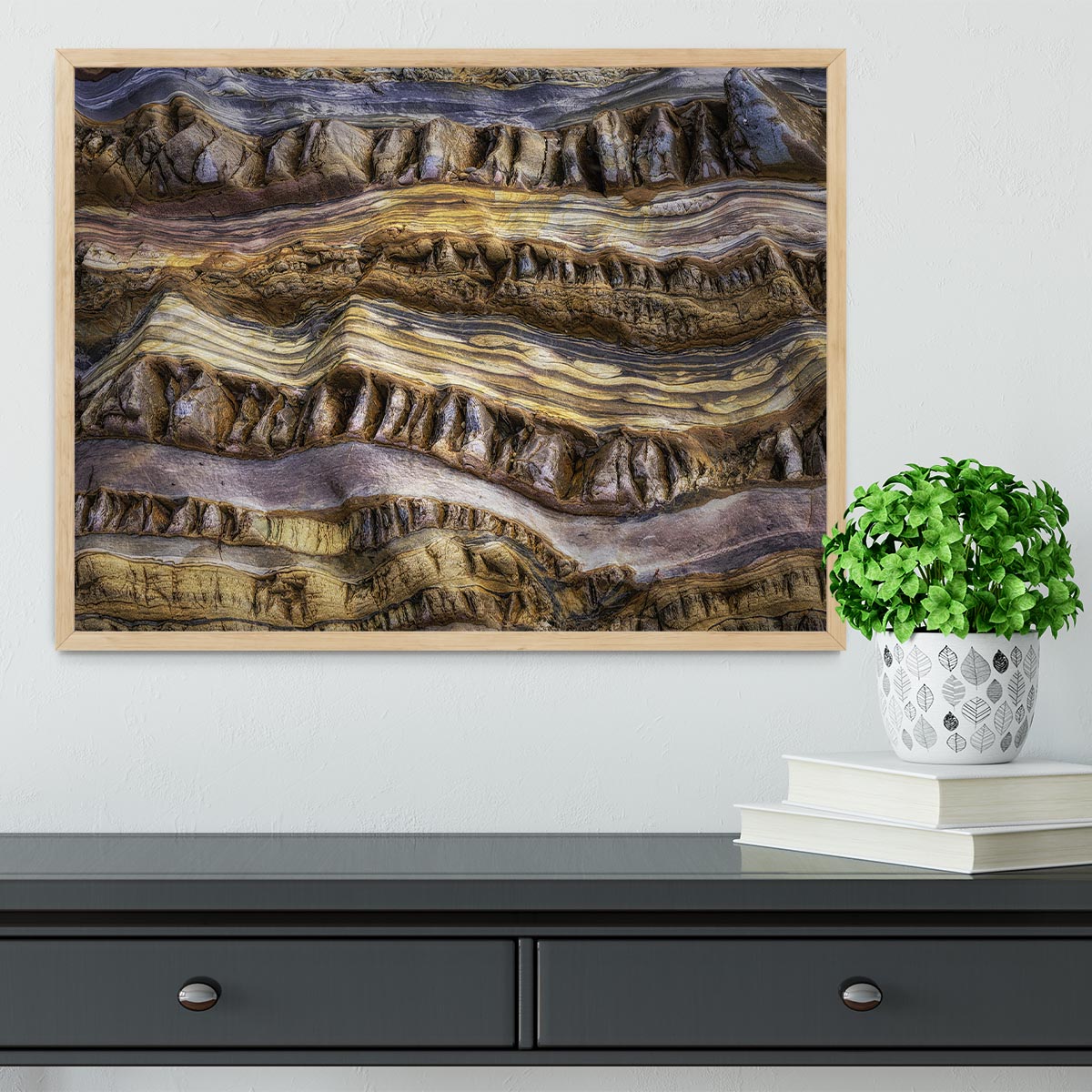 Abstractions In Nature Framed Print - Canvas Art Rocks - 4