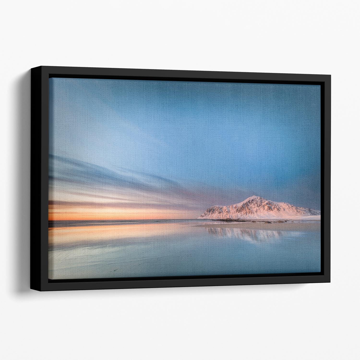 Lofoten Floating Framed Canvas - Canvas Art Rocks - 1