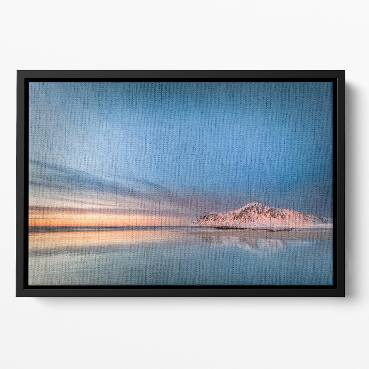 Lofoten Floating Framed Canvas - Canvas Art Rocks - 2