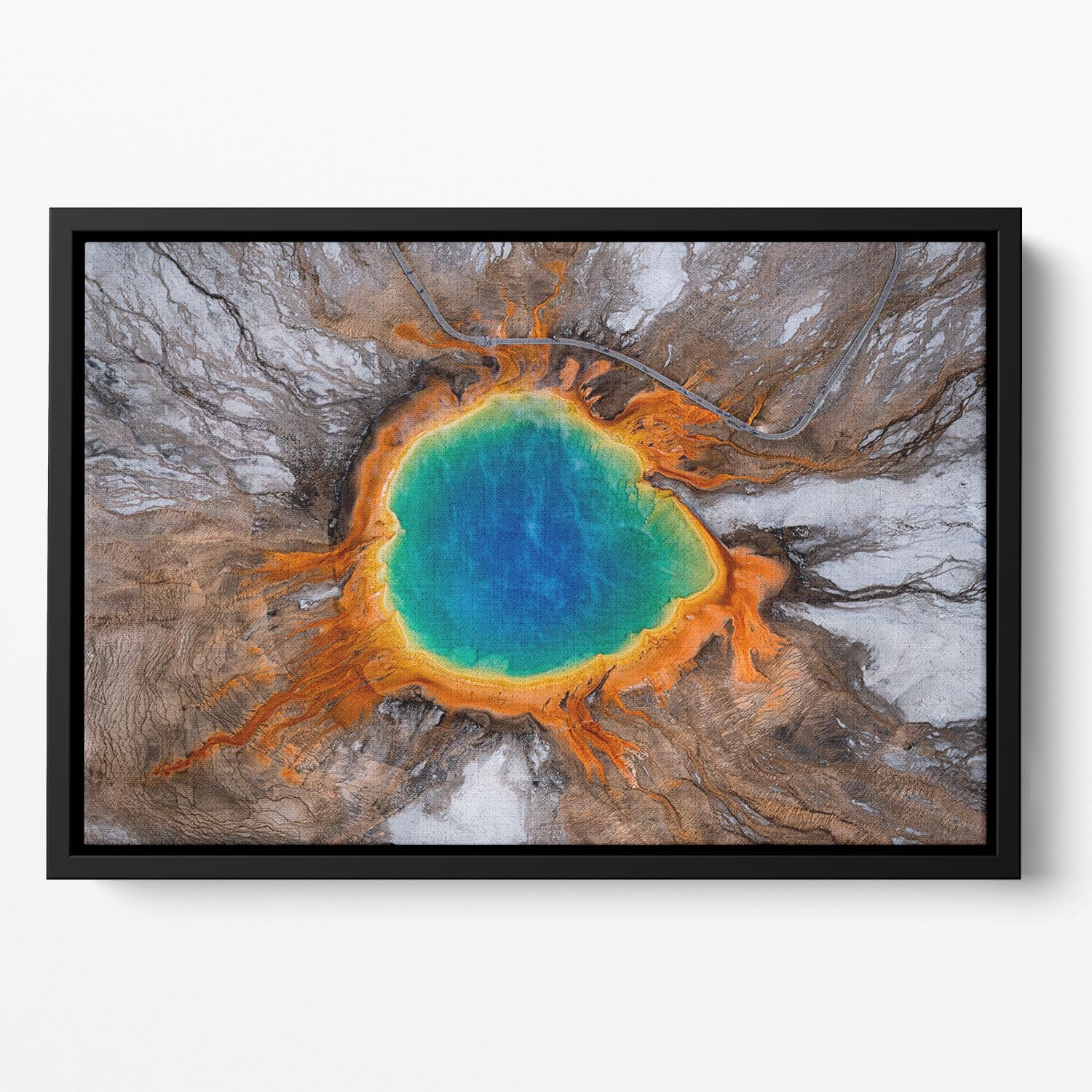 Colors Floating Framed Canvas - Canvas Art Rocks - 2