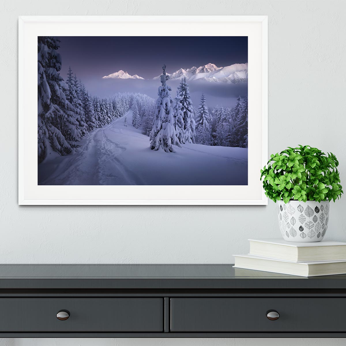 In The Winter Framed Print - Canvas Art Rocks - 5