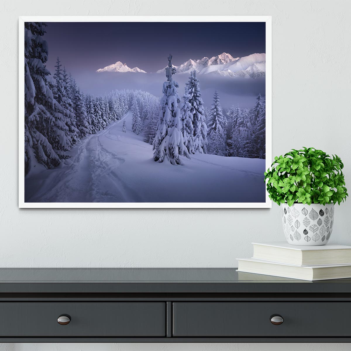 In The Winter Framed Print - Canvas Art Rocks -6