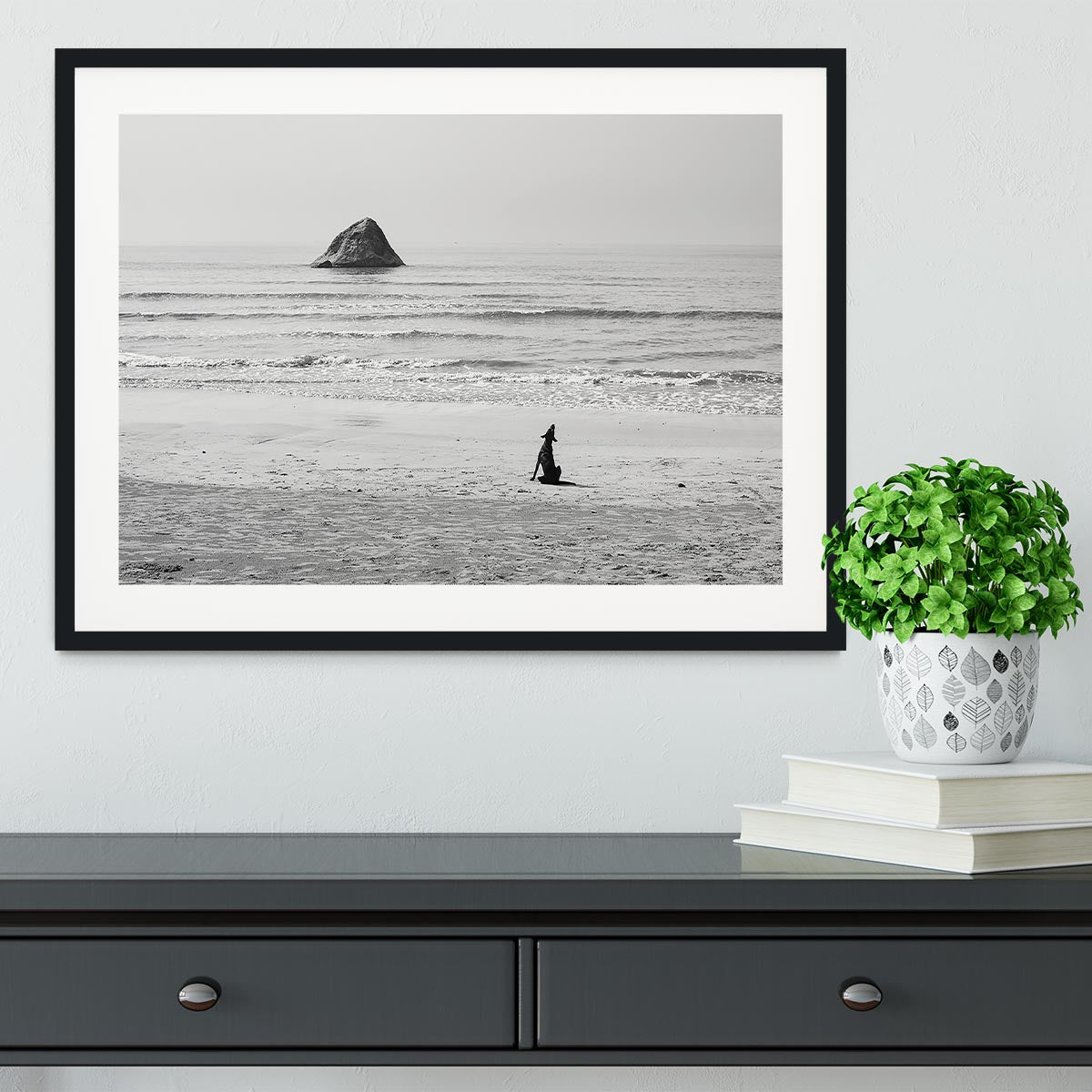 Baying Rocks Framed Print - Canvas Art Rocks - 1