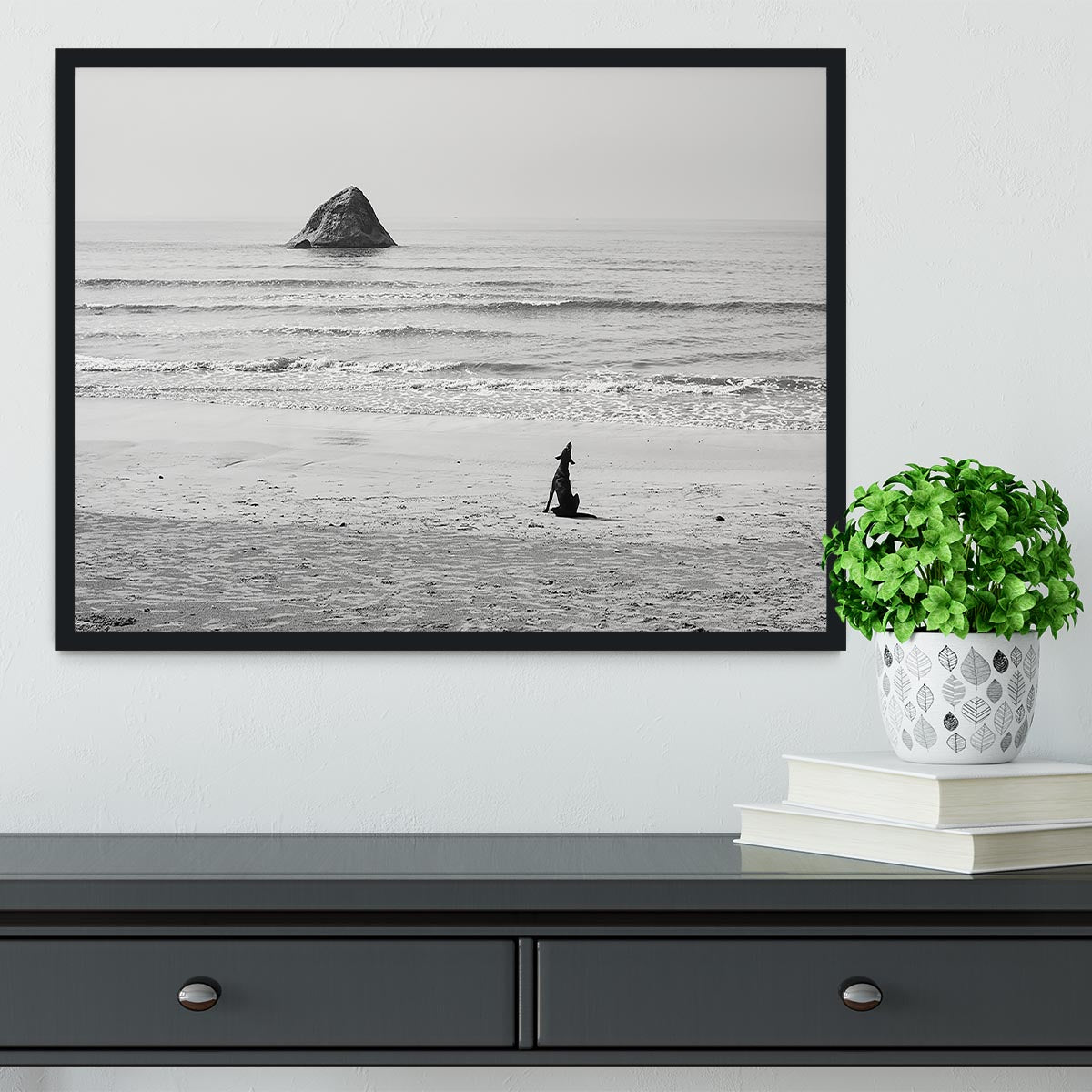 Baying Rocks Framed Print - Canvas Art Rocks - 2