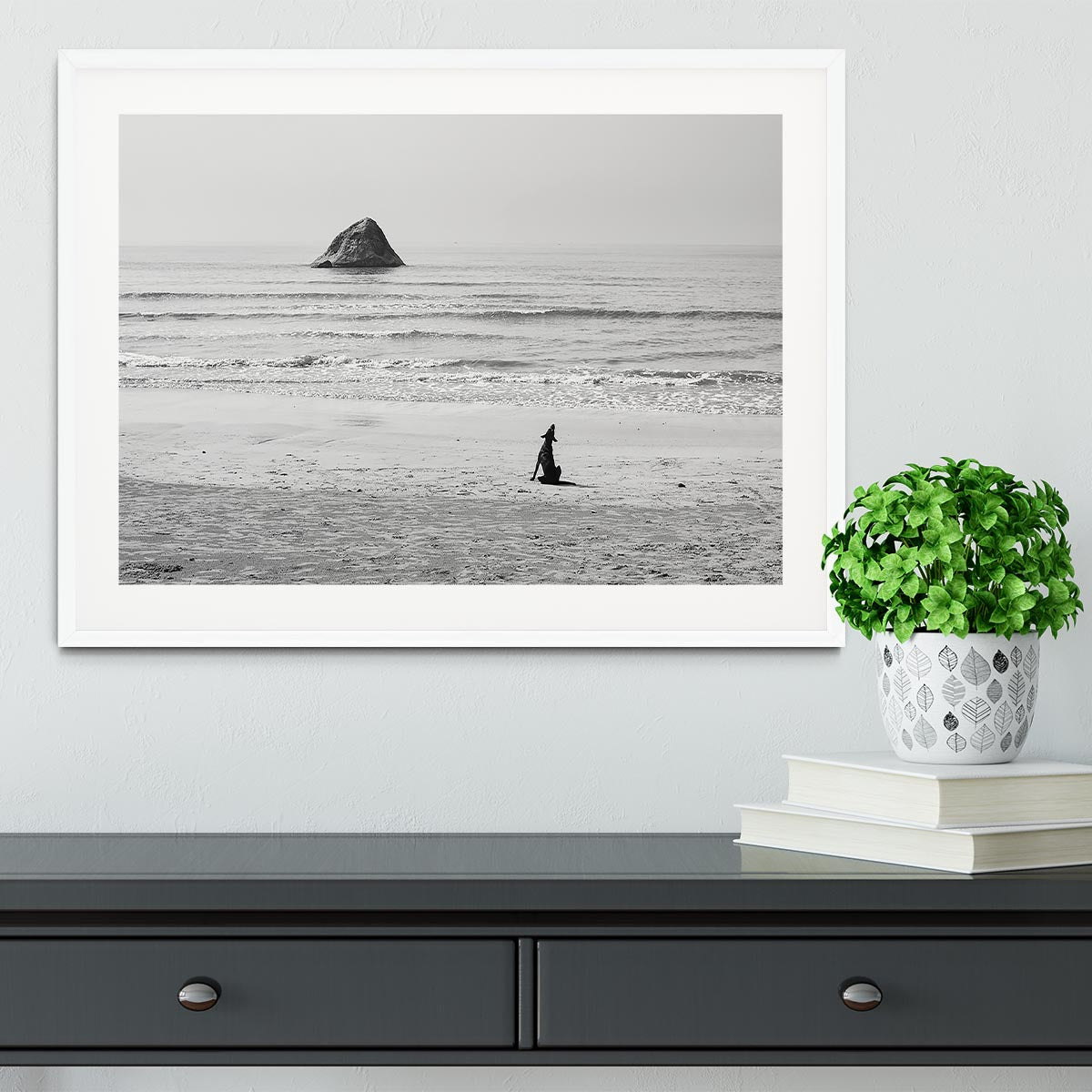 Baying Rocks Framed Print - Canvas Art Rocks - 5