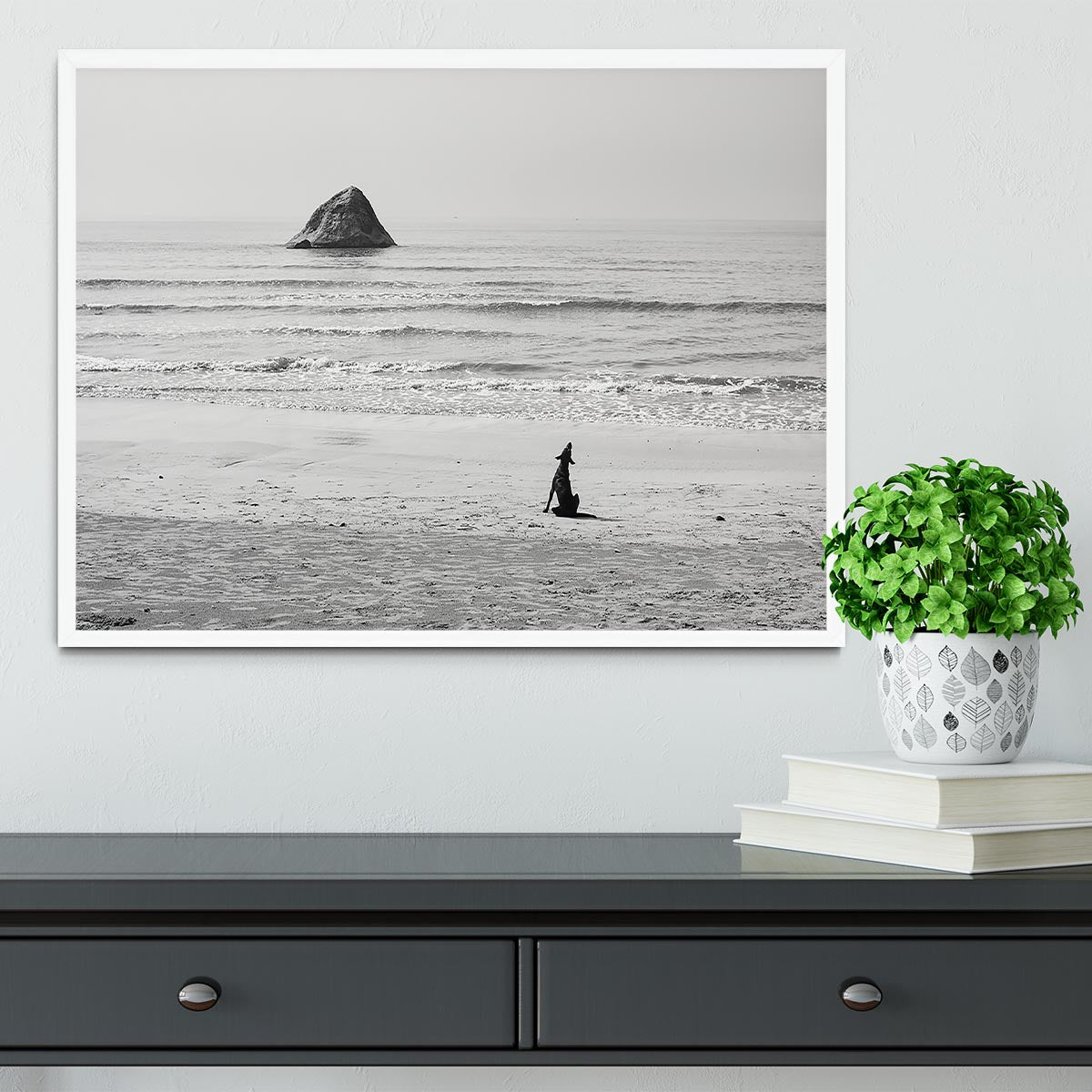 Baying Rocks Framed Print - Canvas Art Rocks -6