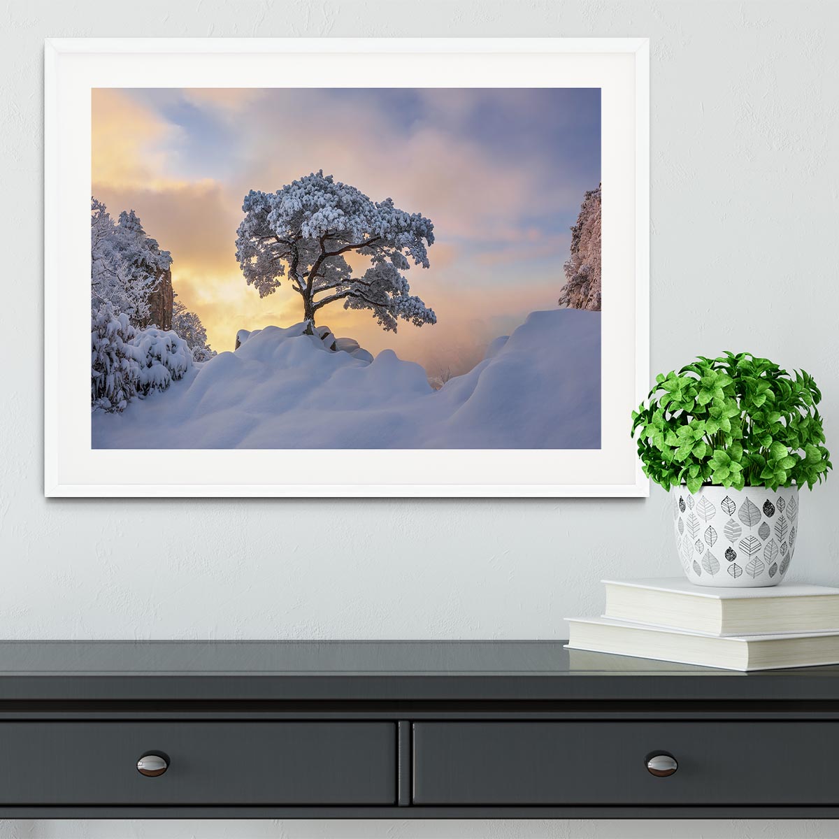 Cold Loner Framed Print - Canvas Art Rocks - 5