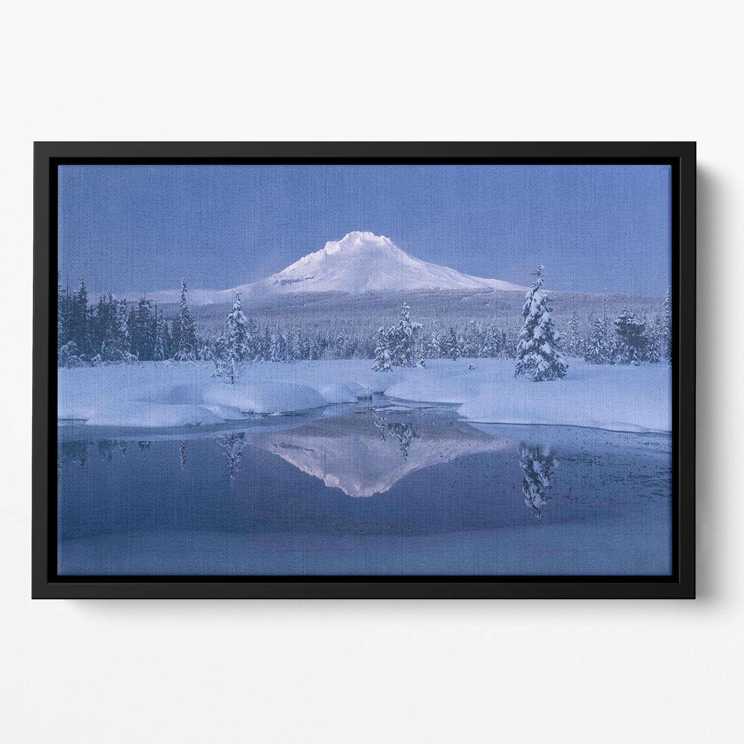 Silence Floating Framed Canvas - Canvas Art Rocks - 2