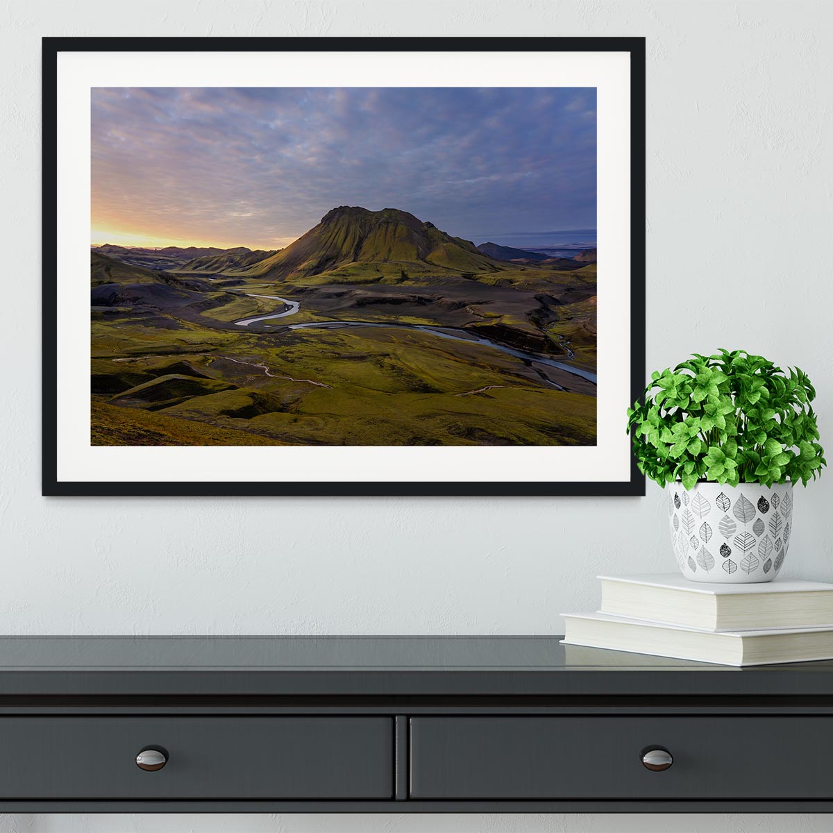 Iceland Highlands Framed Print - Canvas Art Rocks - 1