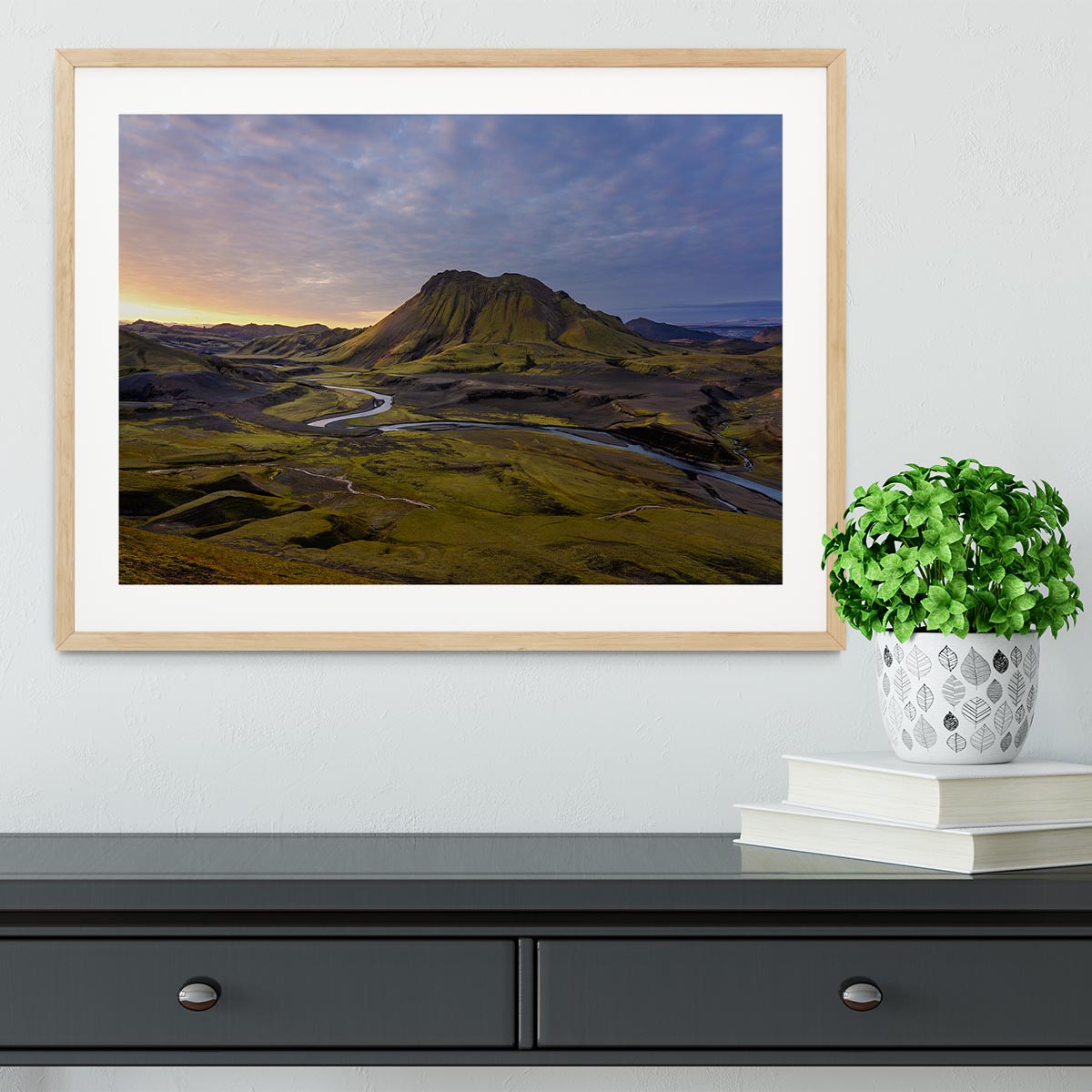 Iceland Highlands Framed Print - Canvas Art Rocks - 3