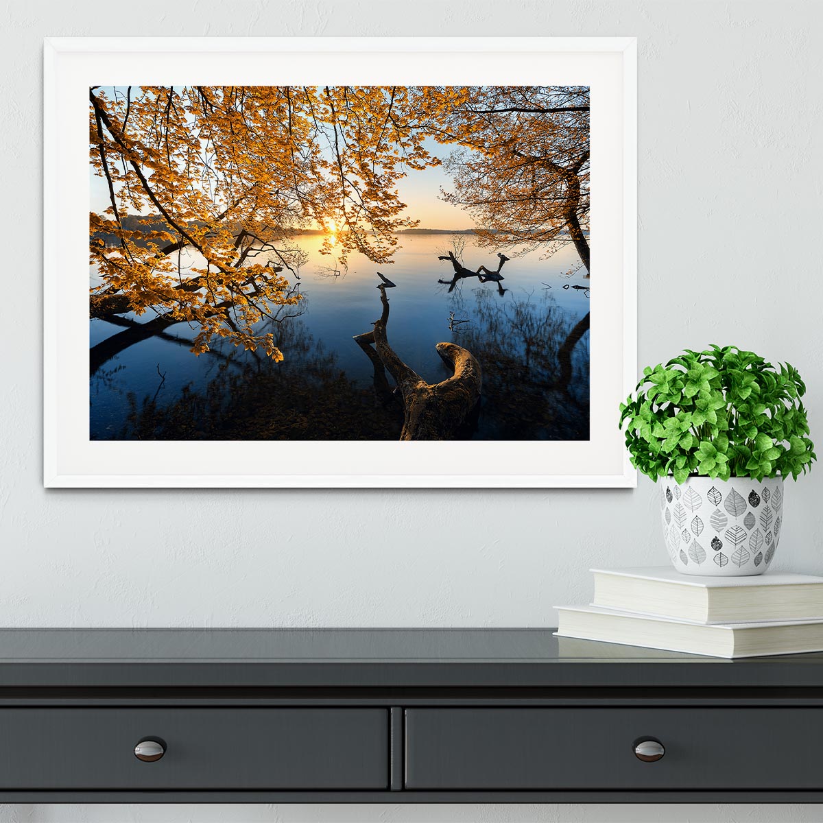 Autumn Morning Framed Print - Canvas Art Rocks - 5