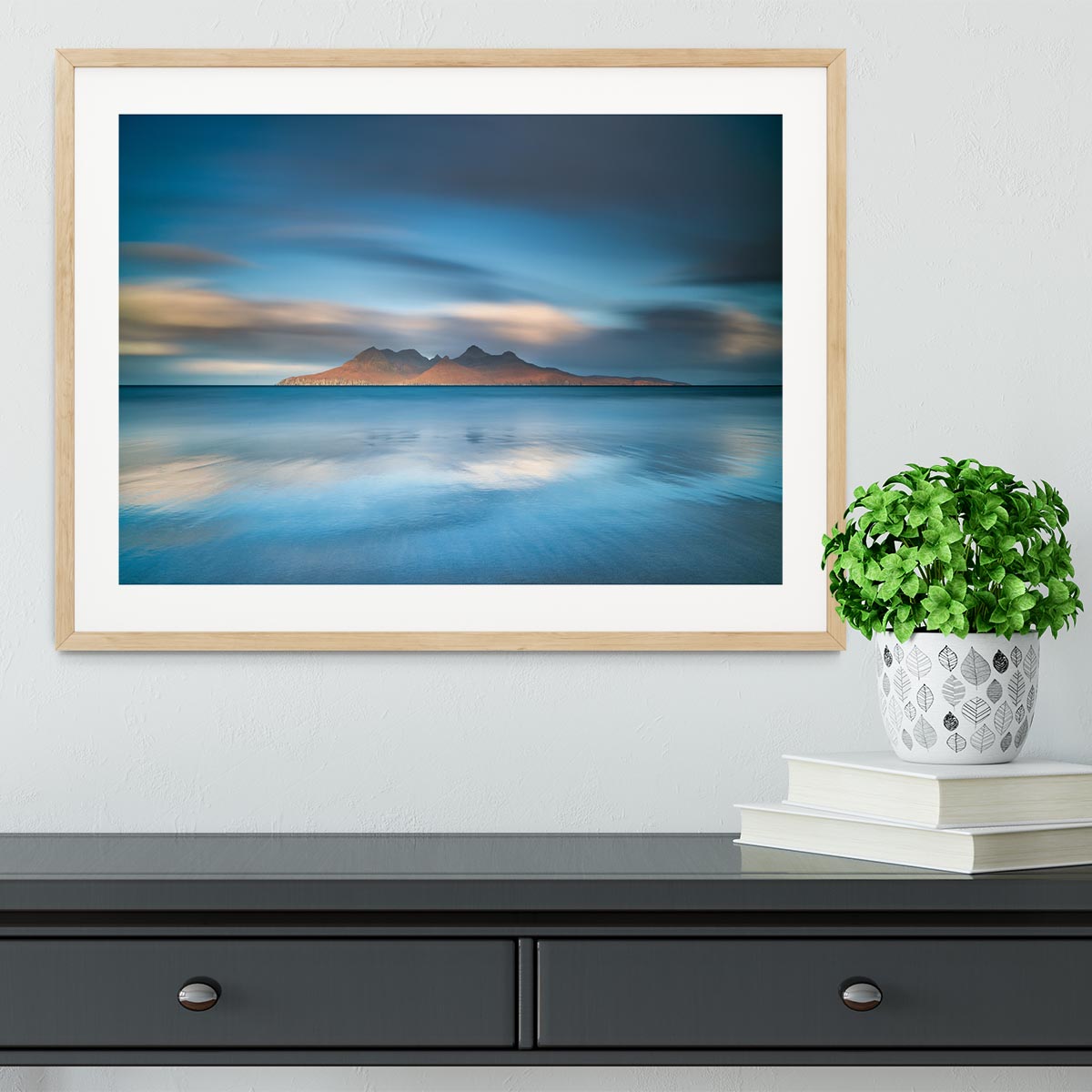 An Epic Sunrise In Eigg Framed Print - Canvas Art Rocks - 3