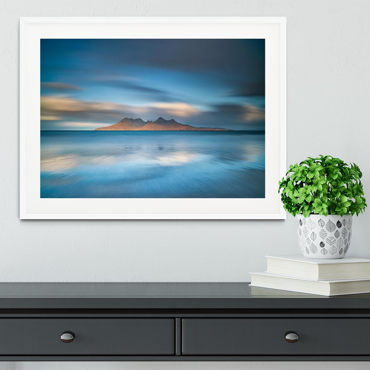 An Epic Sunrise In Eigg Framed Print - Canvas Art Rocks - 5