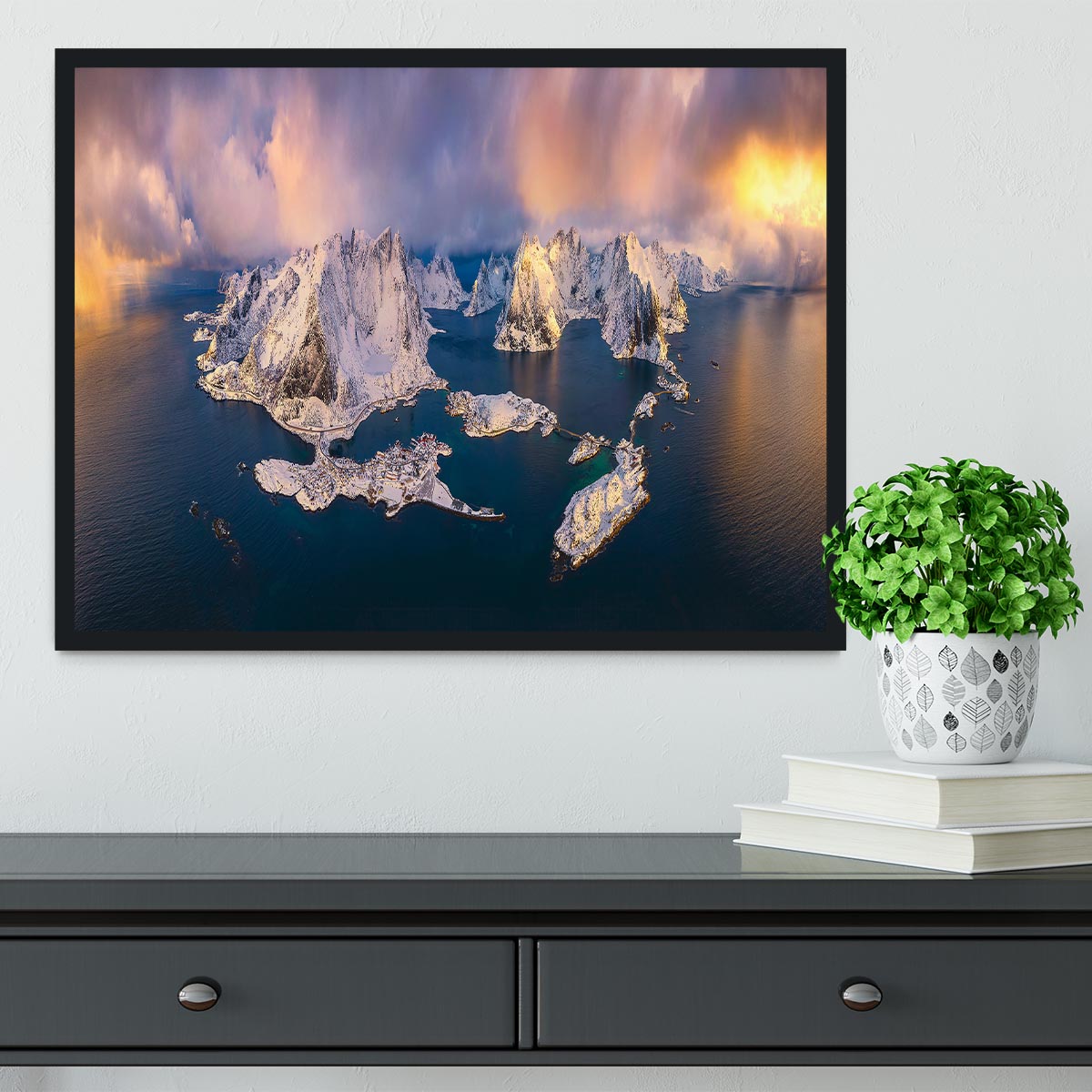 Good Morning, Lofoten Framed Print - Canvas Art Rocks - 2