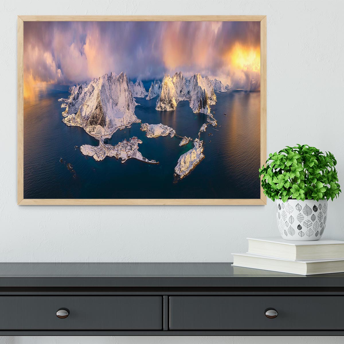 Good Morning, Lofoten Framed Print - Canvas Art Rocks - 4