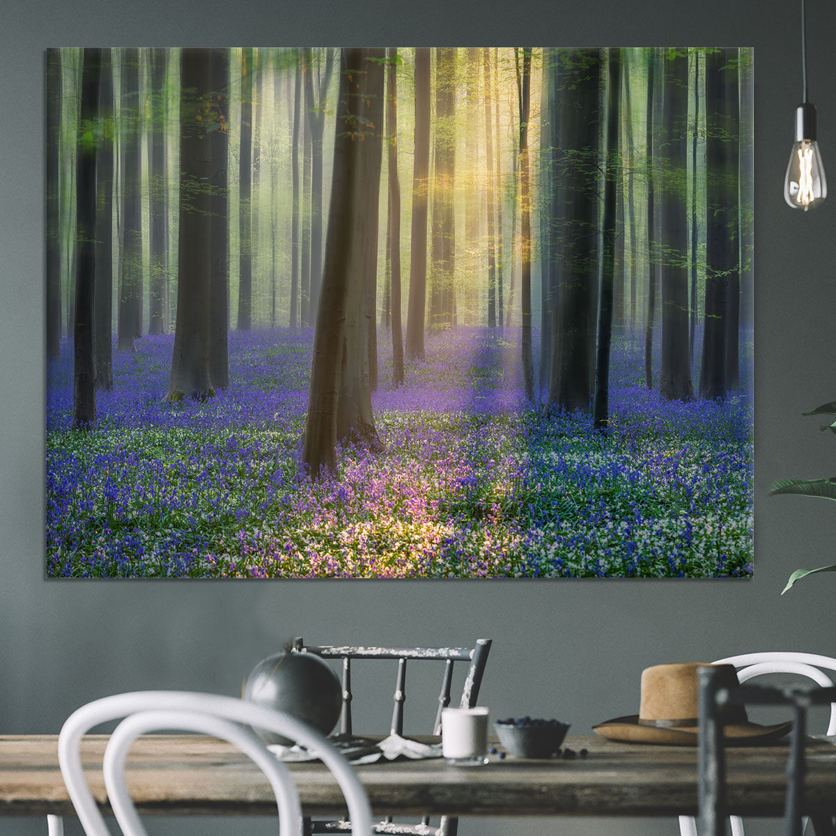 Daydreaming Of Bluebells Canvas Print or Poster - Canvas Art Rocks - 3
