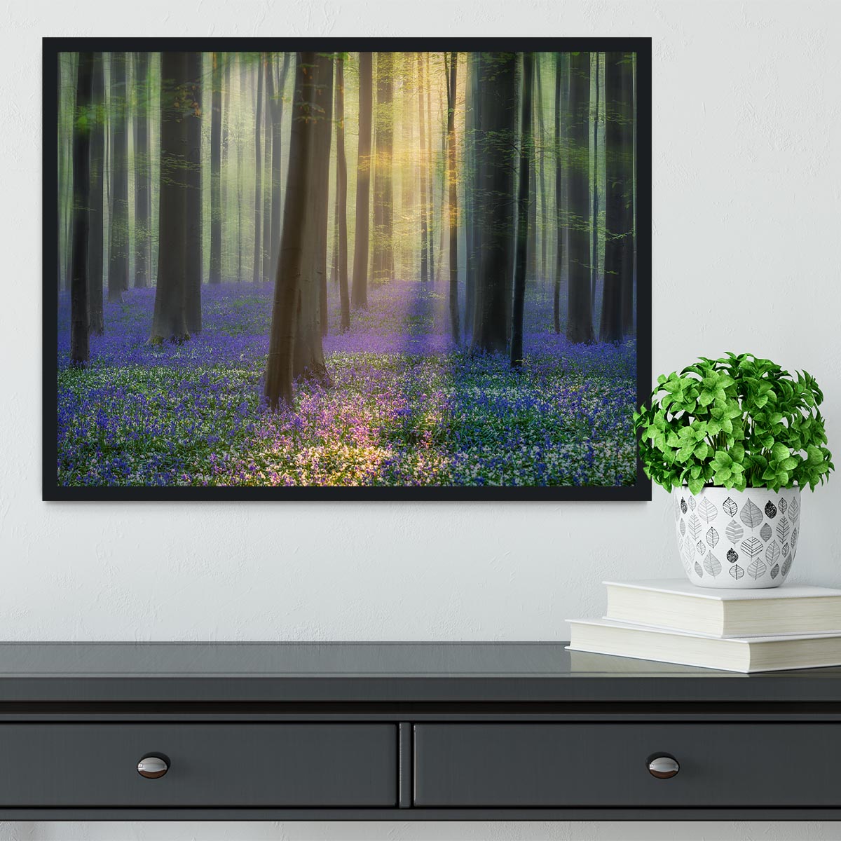 Daydreaming Of Bluebells Framed Print - Canvas Art Rocks - 2