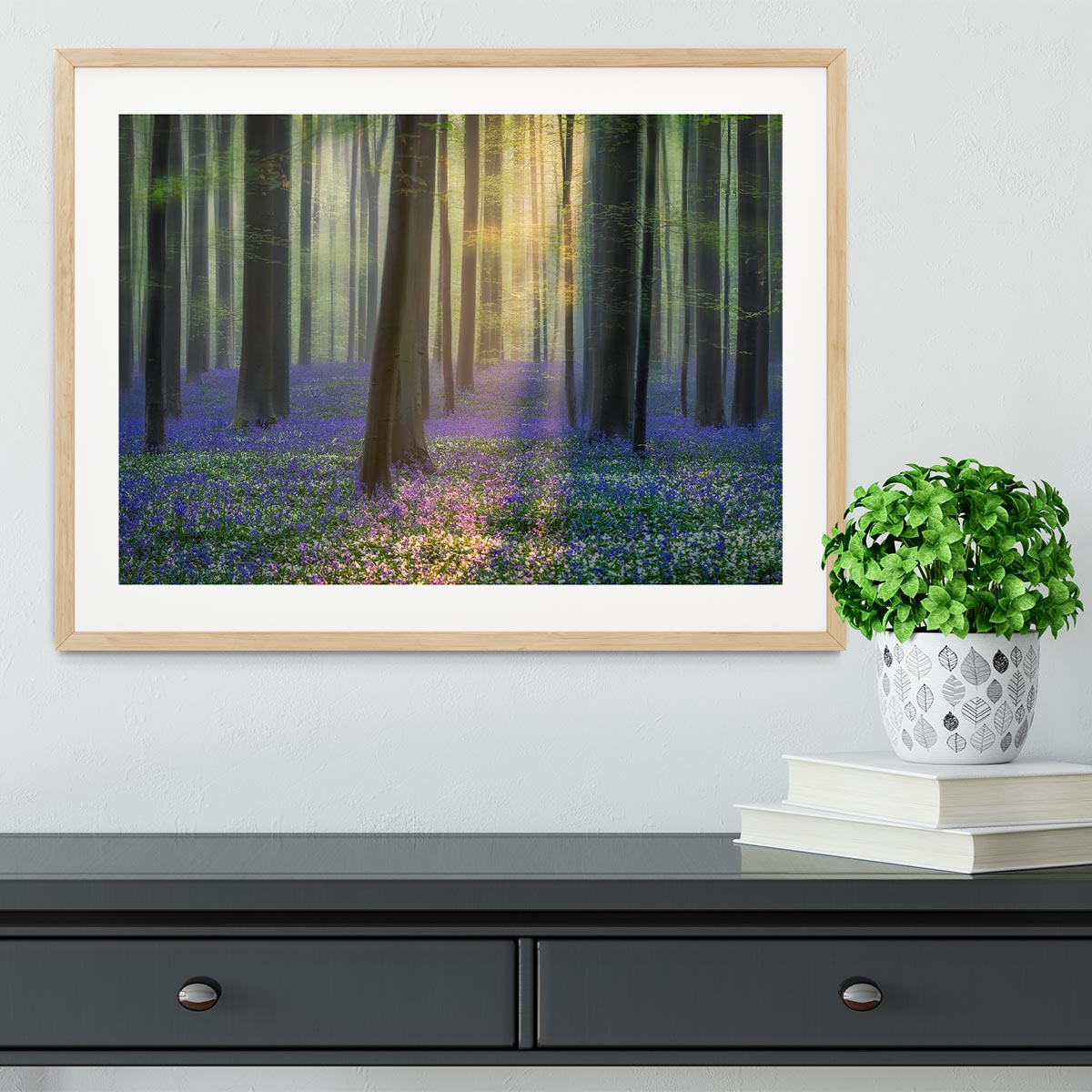 Daydreaming Of Bluebells Framed Print - Canvas Art Rocks - 3