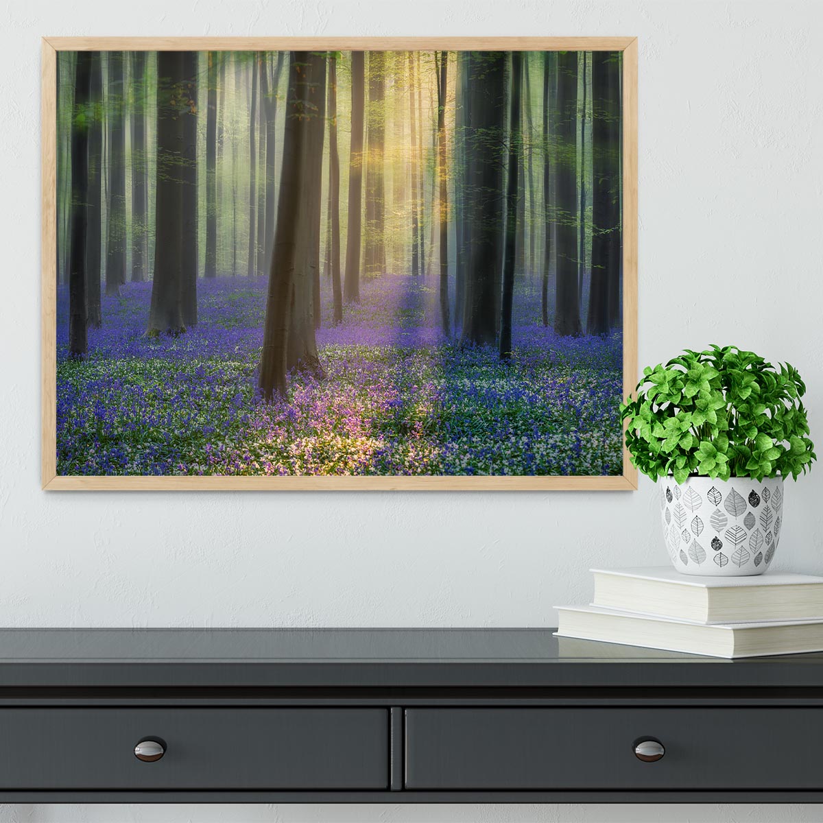 Daydreaming Of Bluebells Framed Print - Canvas Art Rocks - 4