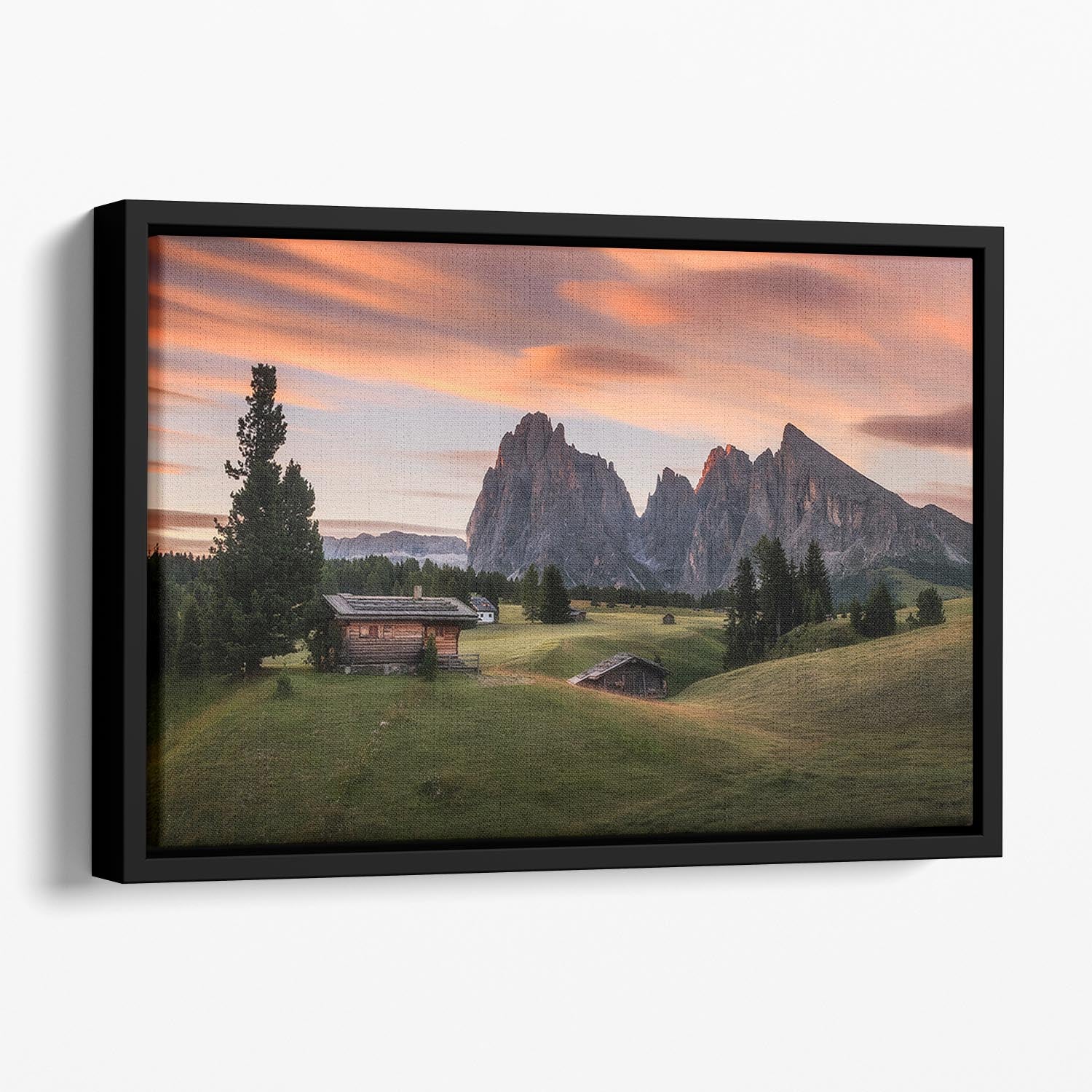 Summer Morning Floating Framed Canvas - Canvas Art Rocks - 1