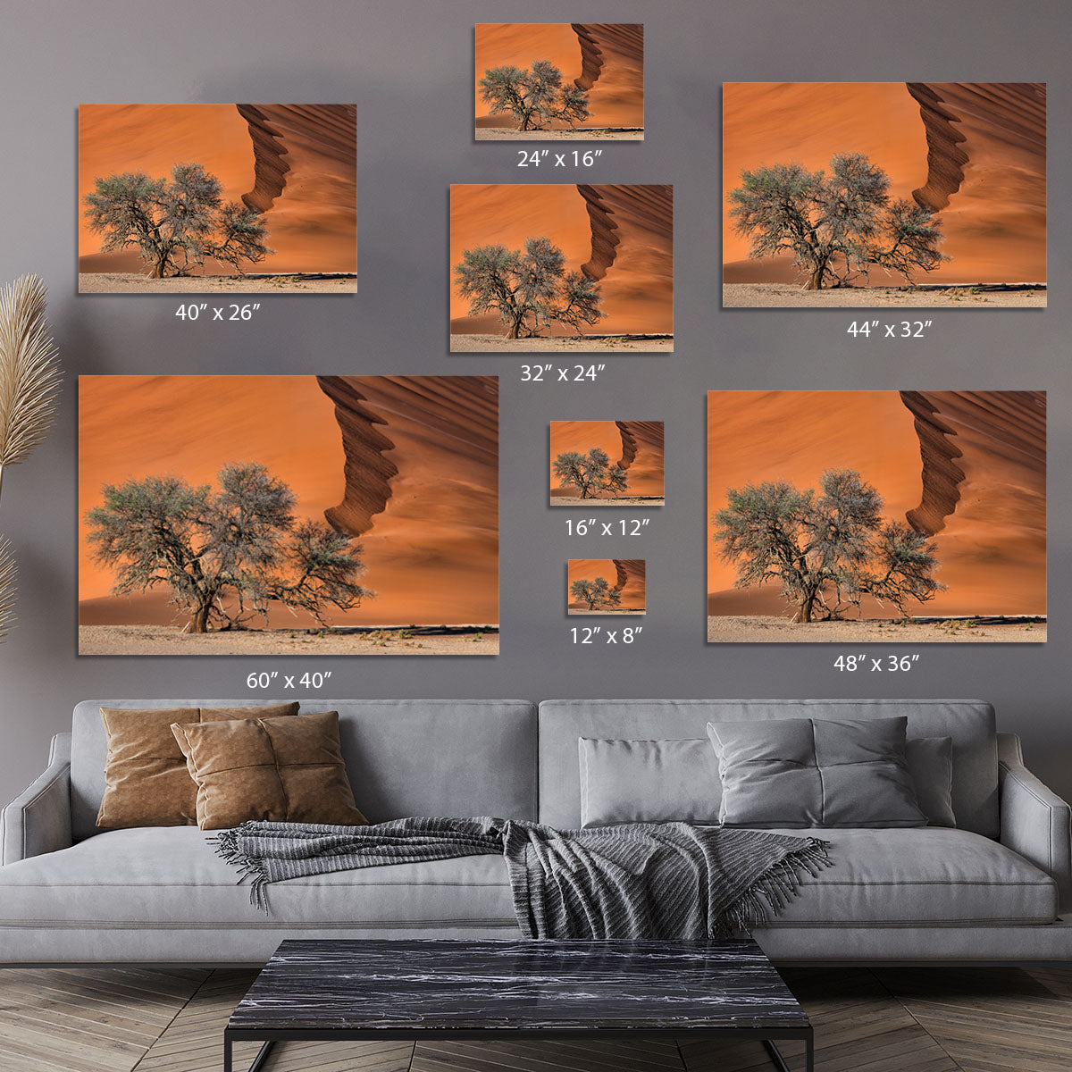 Acacia In The Desert Canvas Print or Poster - Canvas Art Rocks - 7
