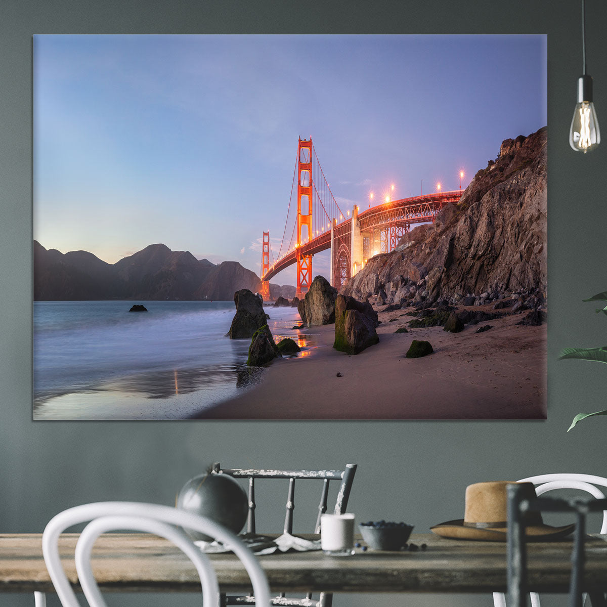 Sunset Bay Canvas Print or Poster - Canvas Art Rocks - 3