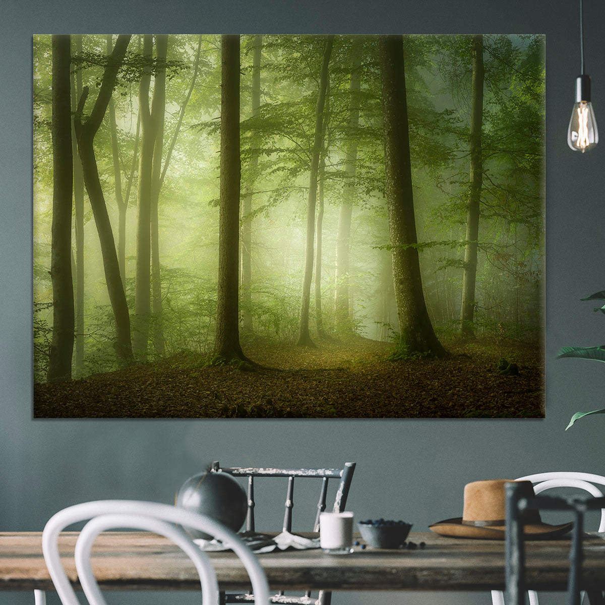 Mysterious Spring Morning Canvas Print or Poster - Canvas Art Rocks - 3