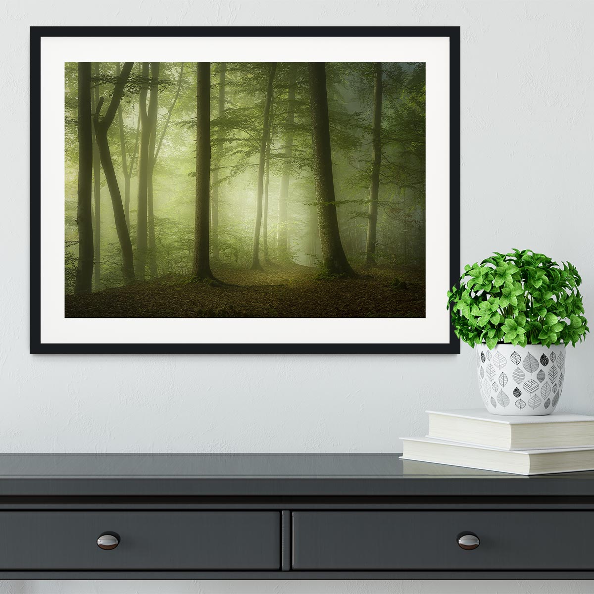 Mysterious Spring Morning Framed Print - Canvas Art Rocks - 1