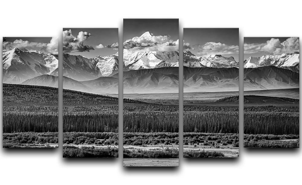 The Alaskan Range 5 Split Panel Canvas - Canvas Art Rocks - 1