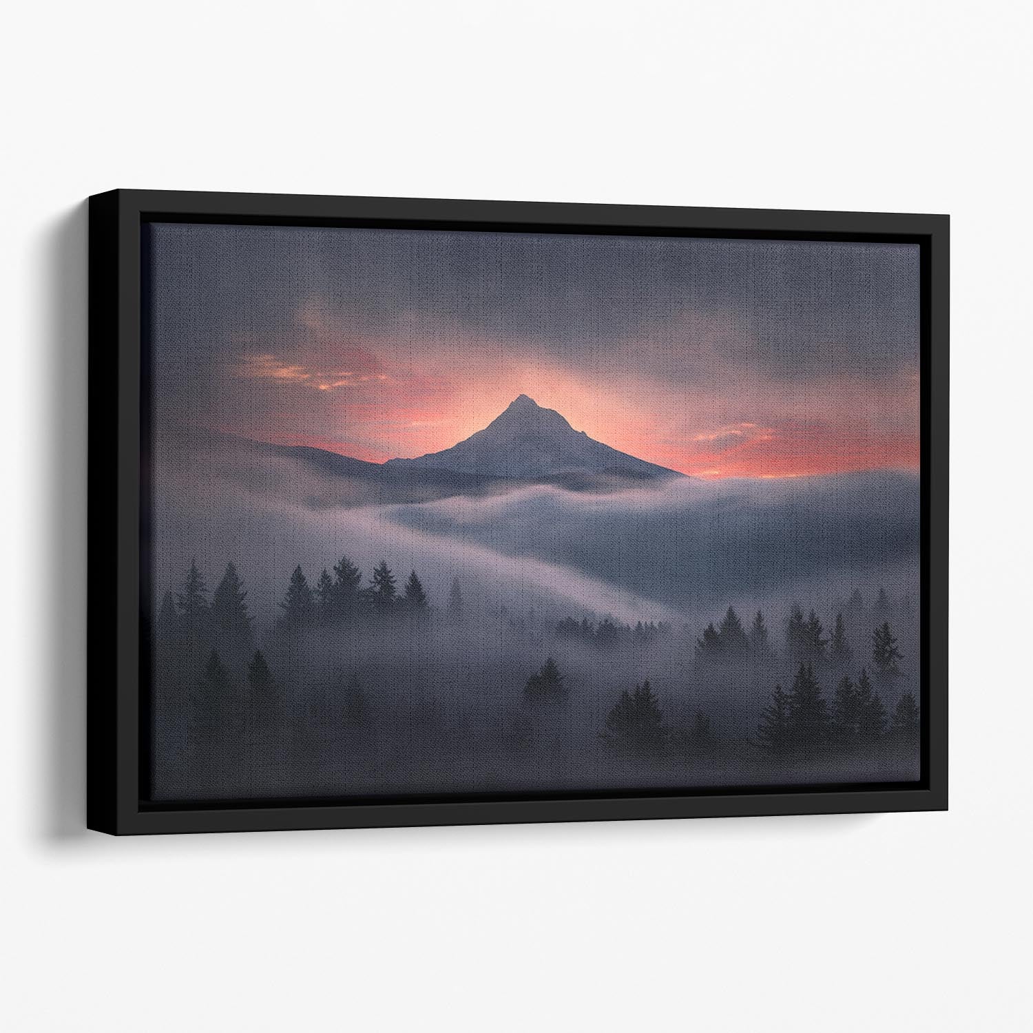 Through The Window Floating Framed Canvas - Canvas Art Rocks - 1