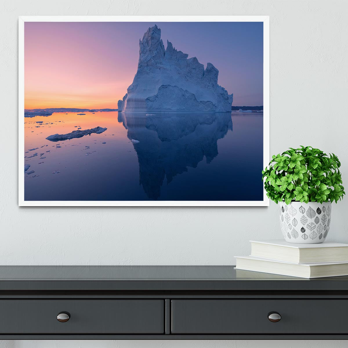 Disko Bay I Framed Print - Canvas Art Rocks -6