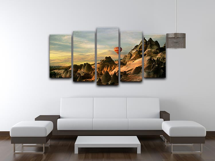 Cappadocia 5 Split Panel Canvas - 1x - 3