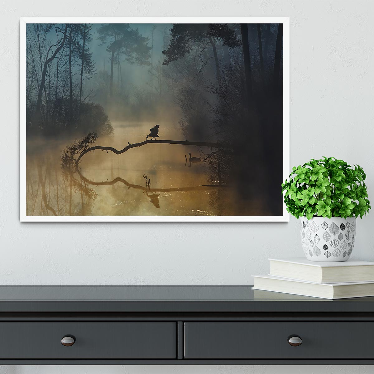 Blue Hour Framed Print - Canvas Art Rocks -6