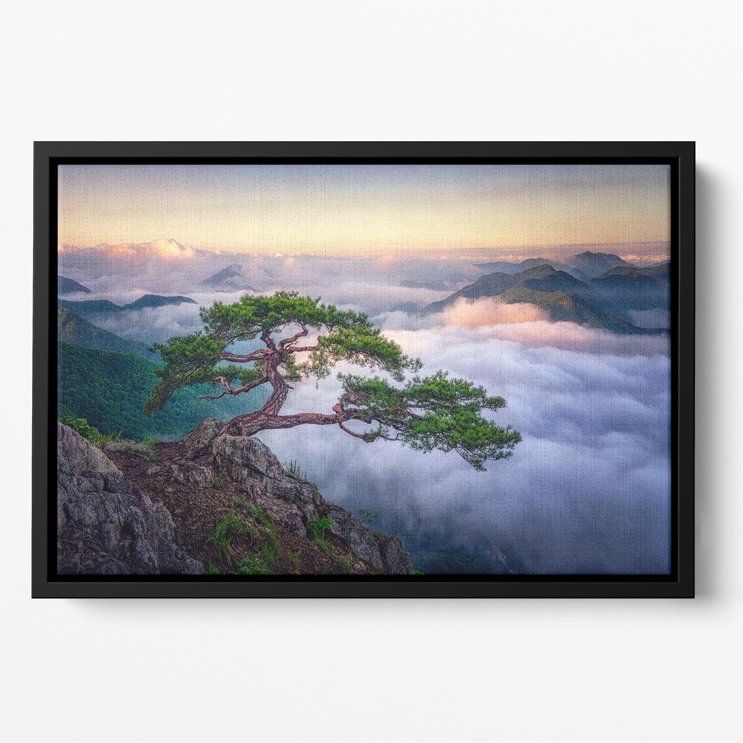 On The Rock Floating Framed Canvas - Canvas Art Rocks - 2