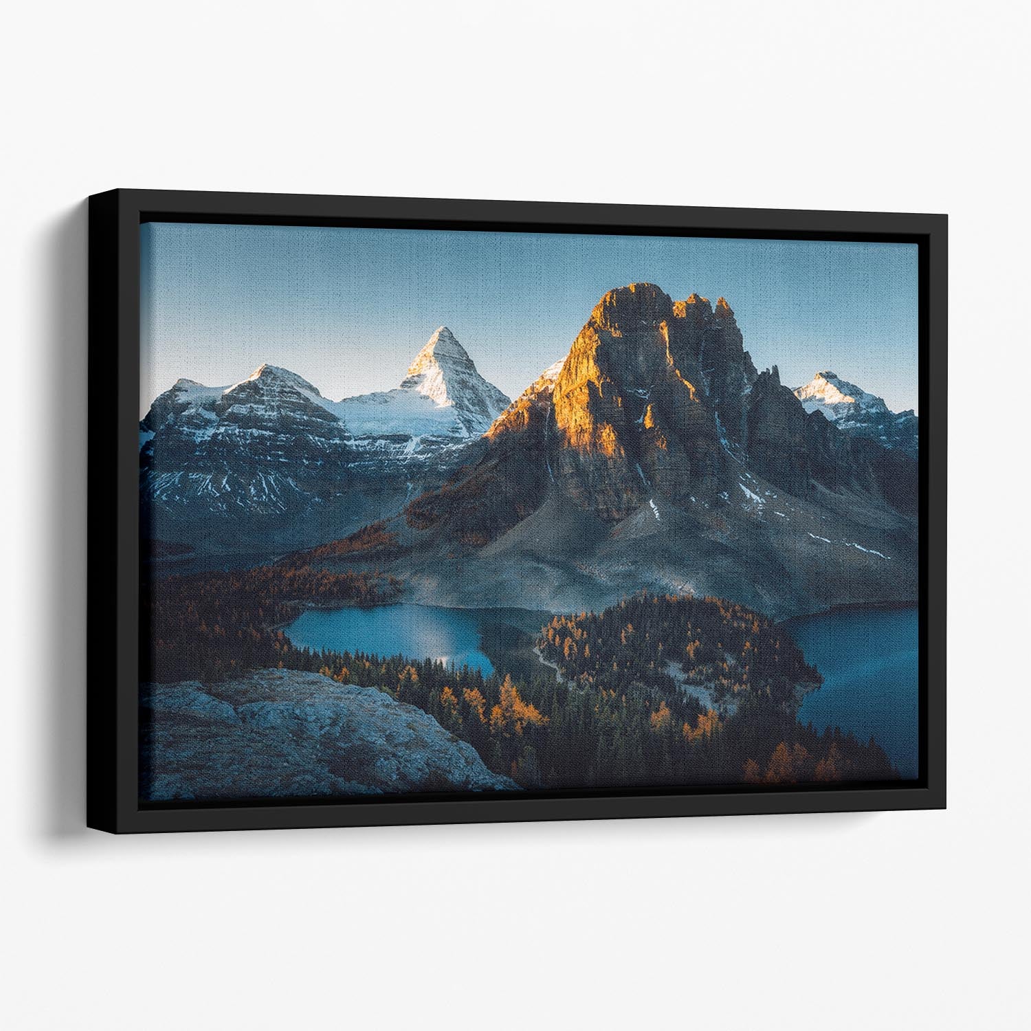 Morning Sunlight Floating Framed Canvas - Canvas Art Rocks - 1