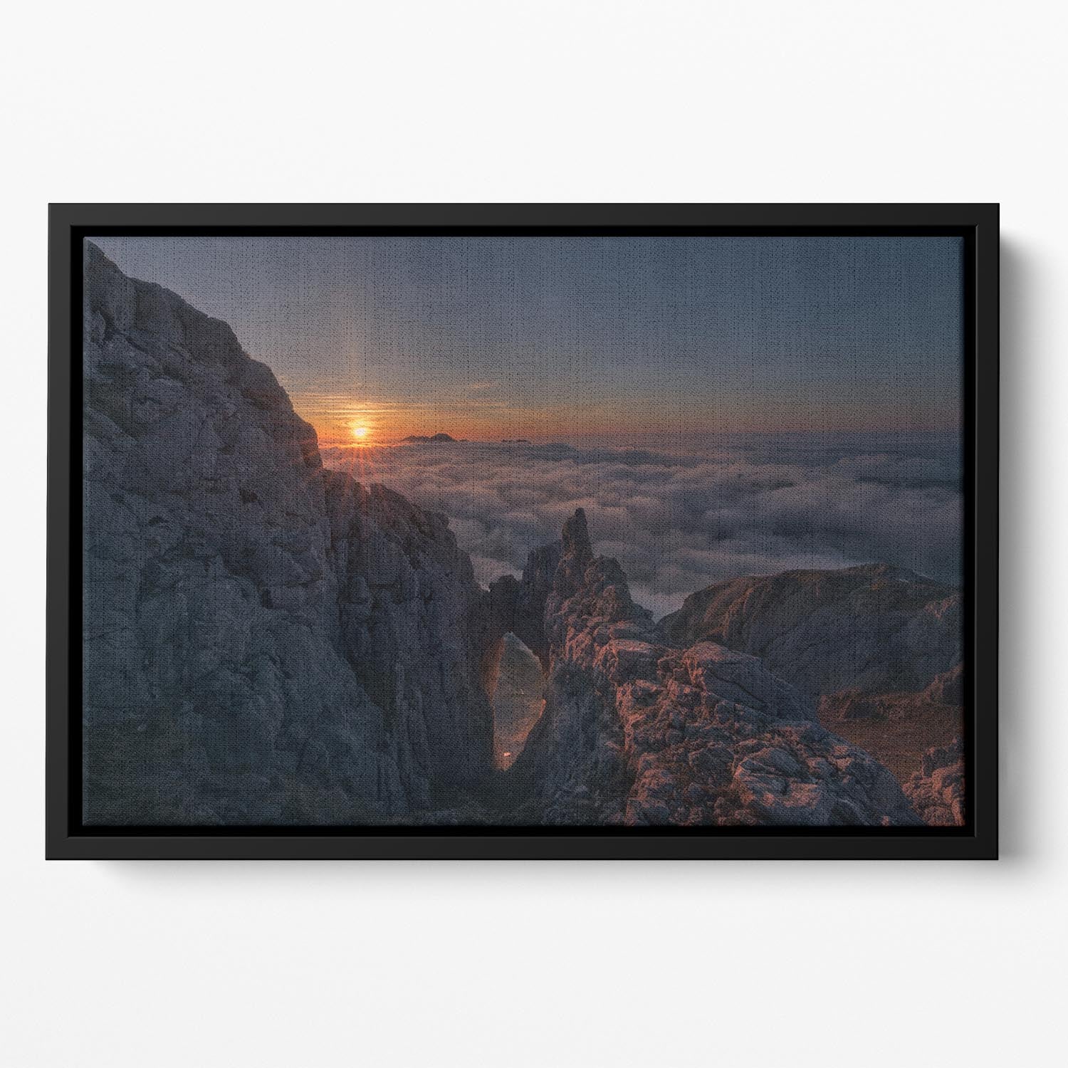 Arco En Picos Floating Framed Canvas - Canvas Art Rocks - 2