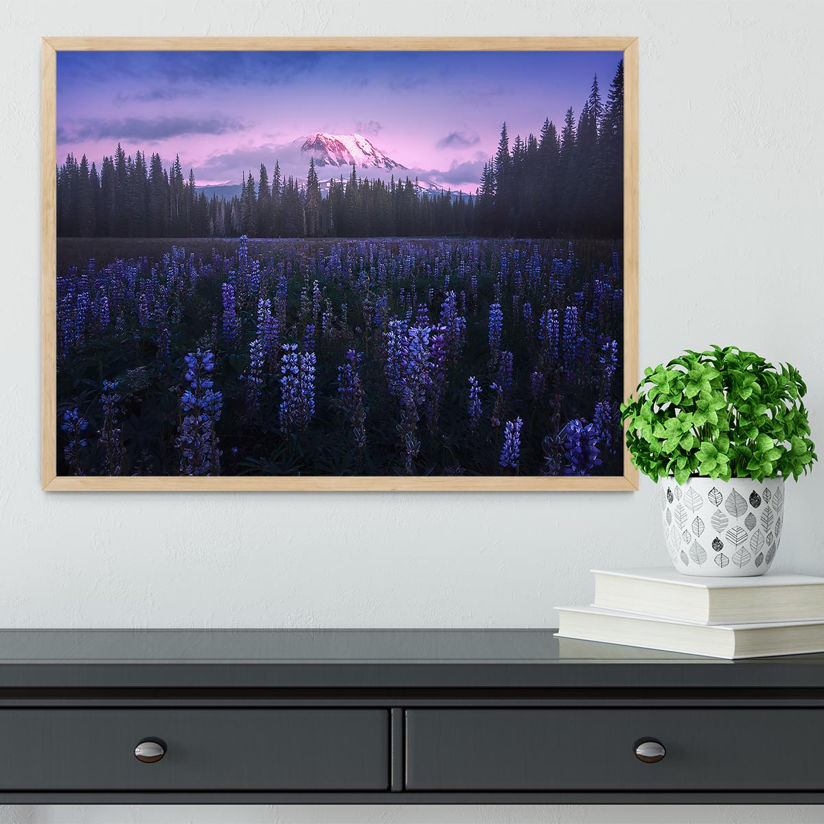 Adam's Lupine Framed Print - Canvas Art Rocks - 4