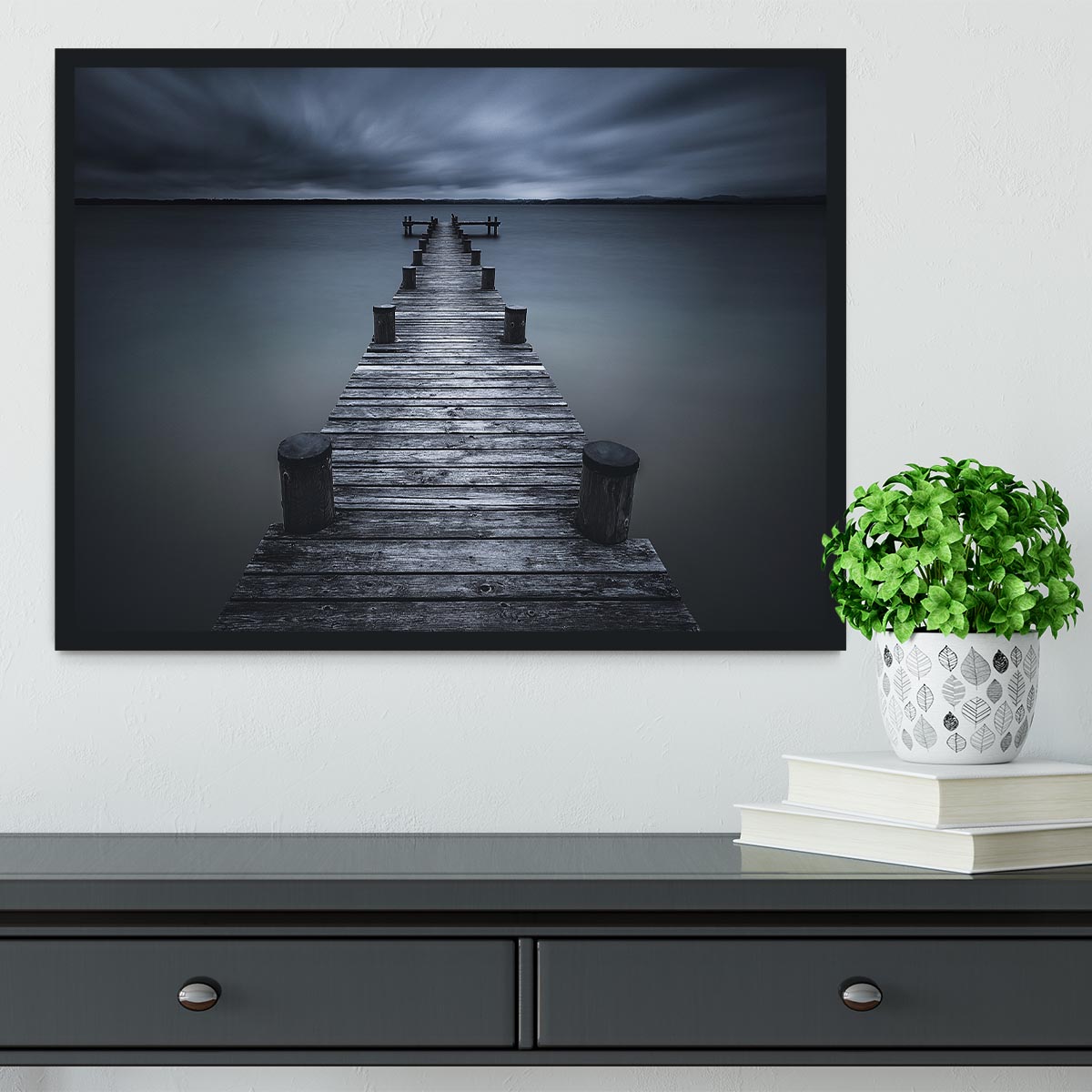 Dark Framed Print - Canvas Art Rocks - 2