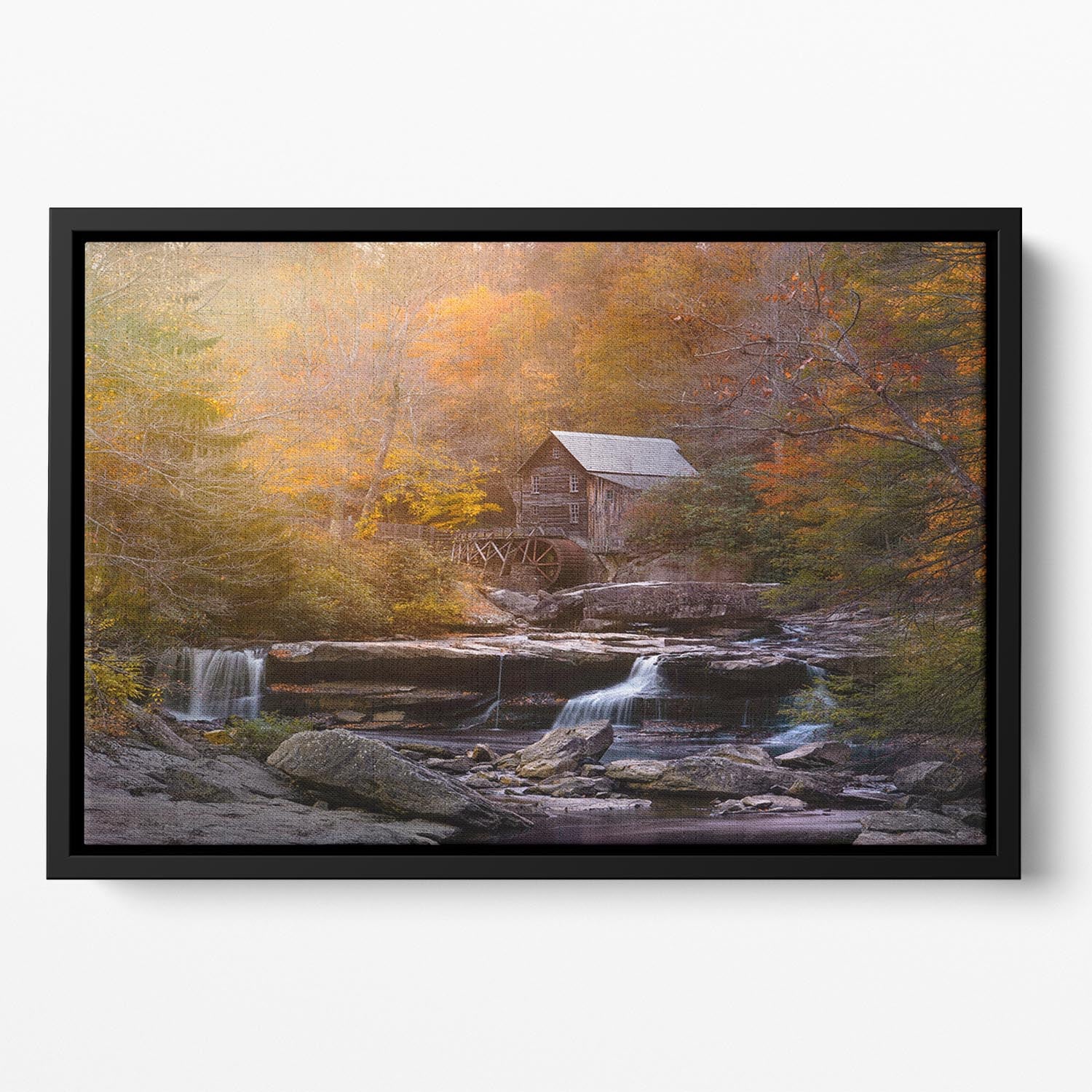 The Mill Floating Framed Canvas - Canvas Art Rocks - 2