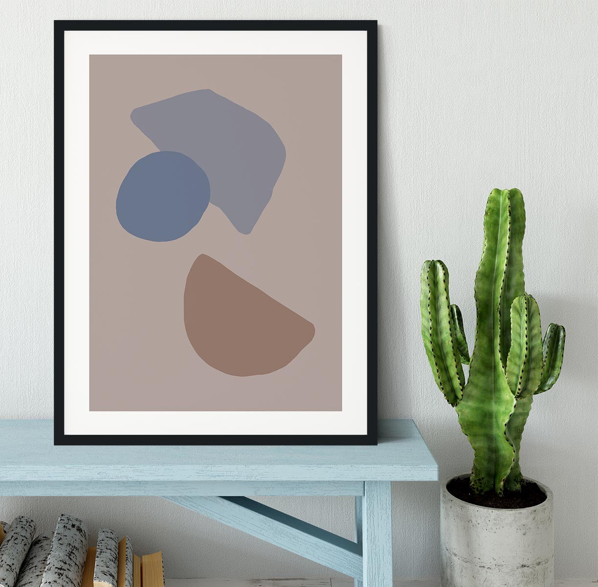 Organic Shapes 03 Framed Print - Canvas Art Rocks - 1