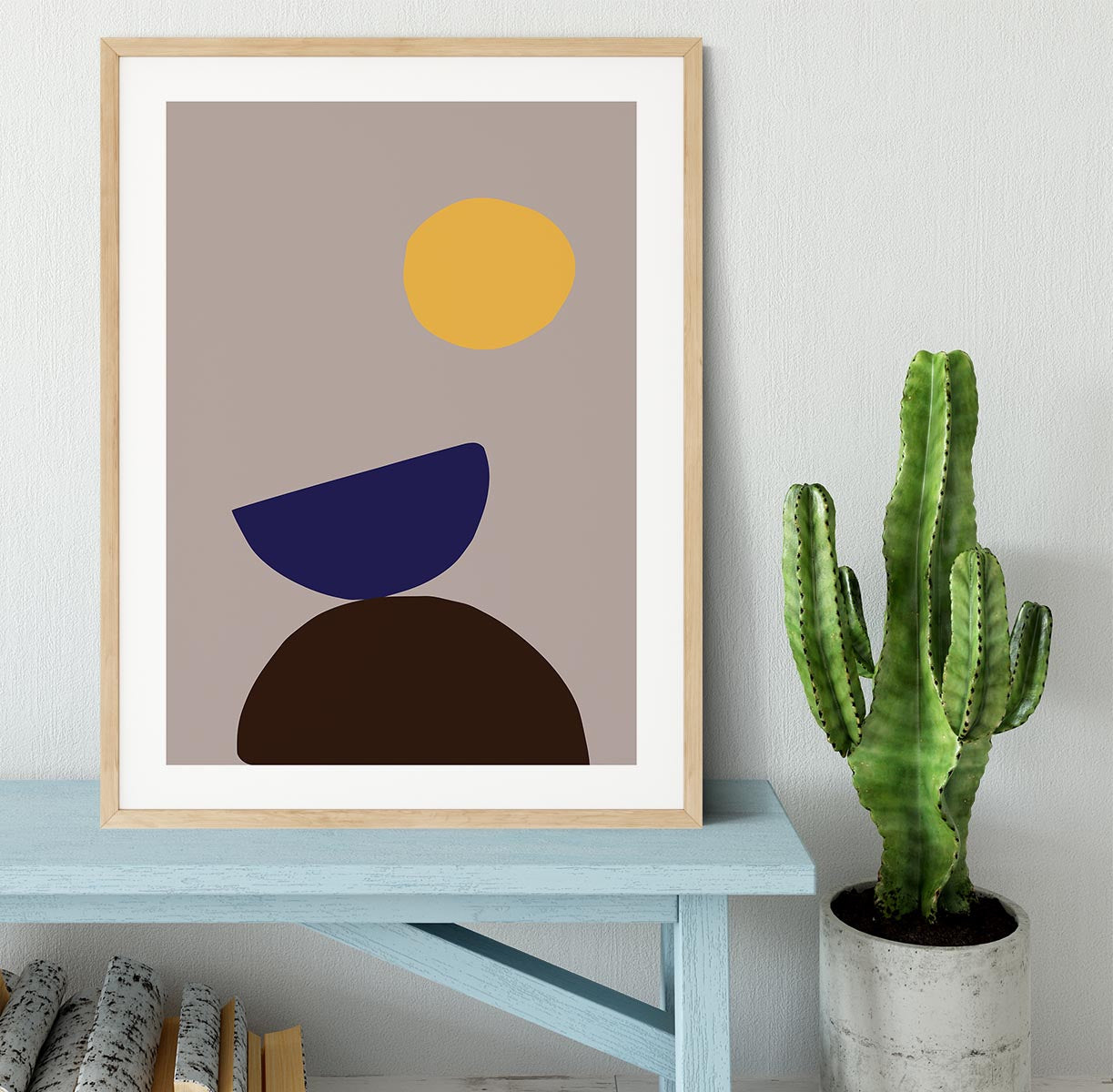 Organic Shapes 07 Framed Print - Canvas Art Rocks - 3